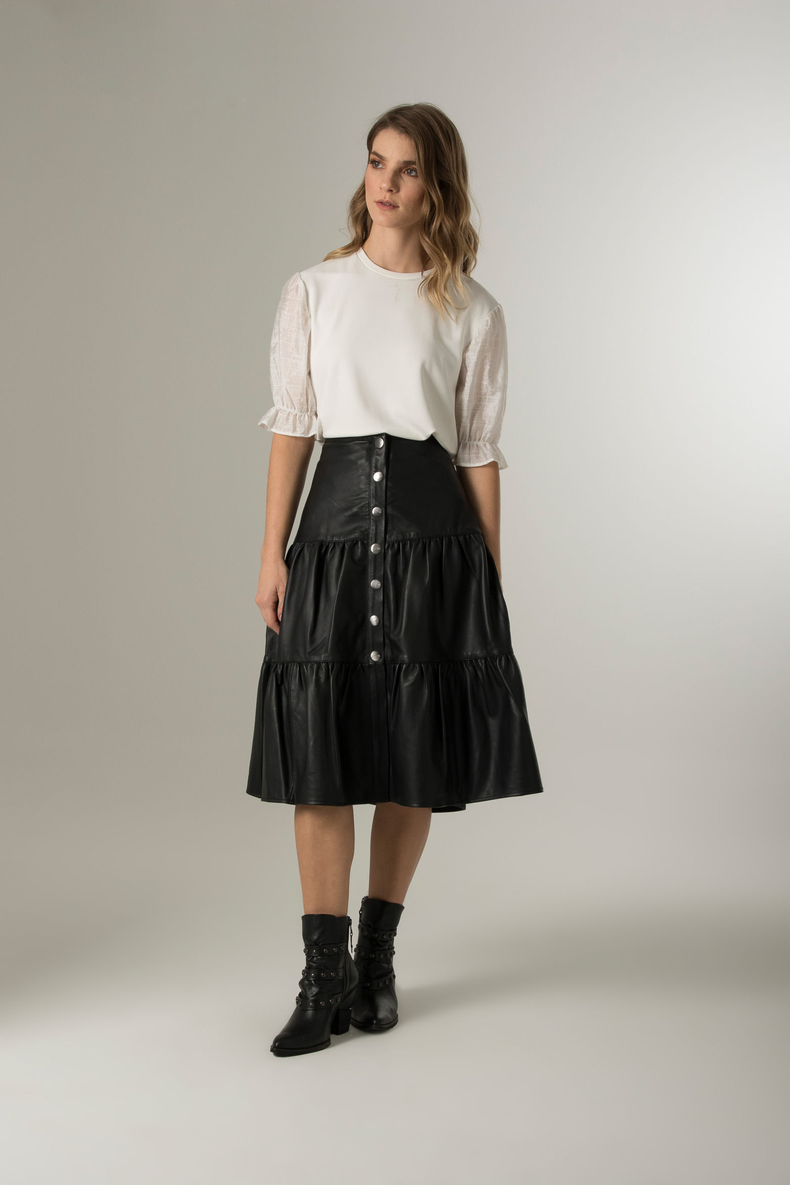 Falda-de-cuero