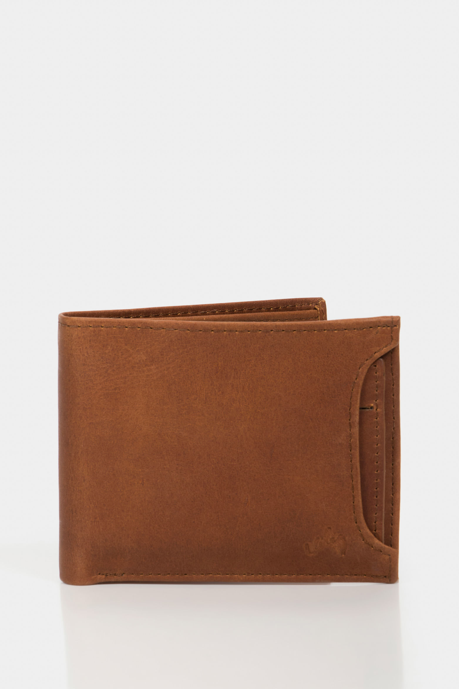 Billetera arce de cuero para hombre tarjetero extraible