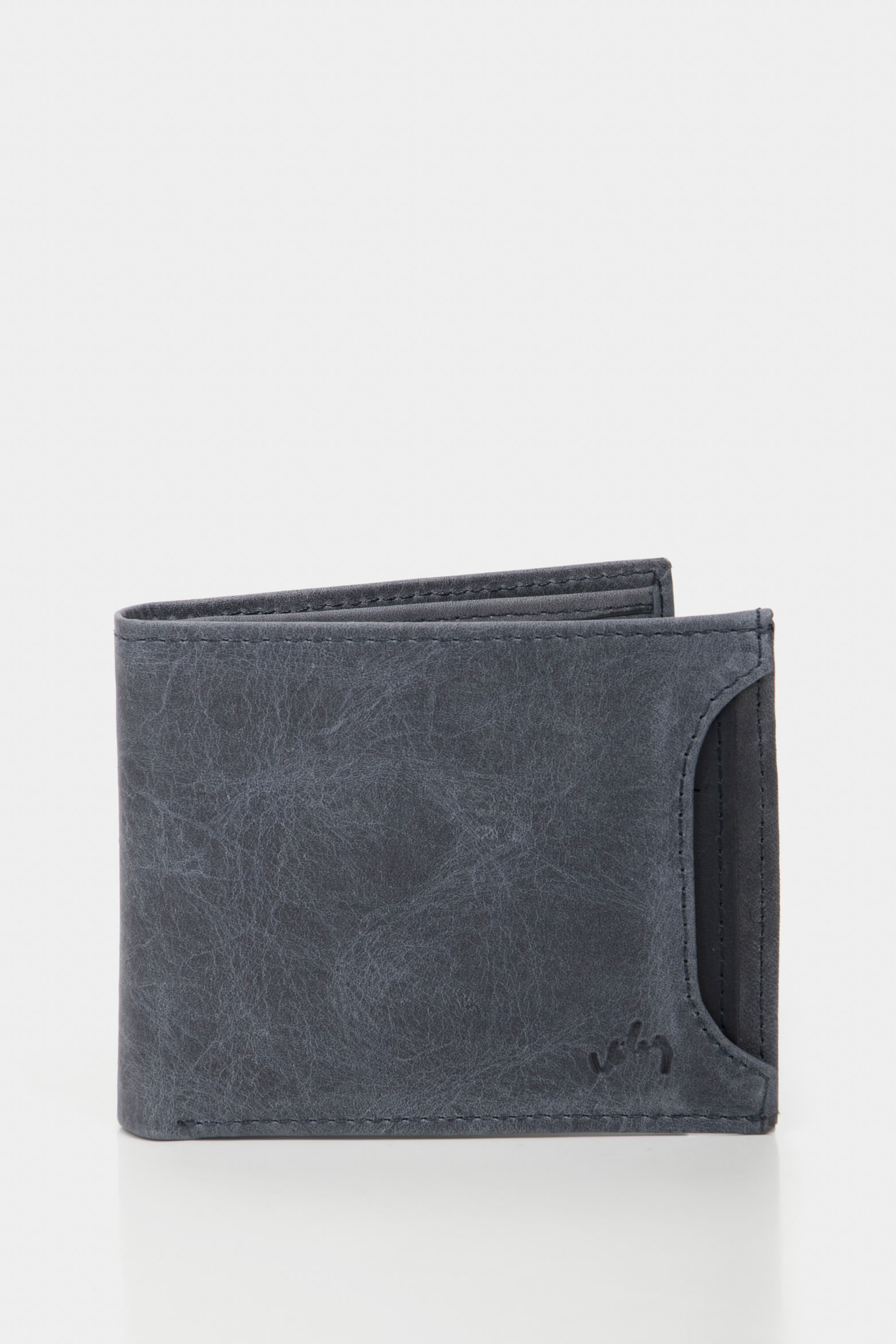 Billetera arce de cuero para hombre tarjetero extraible