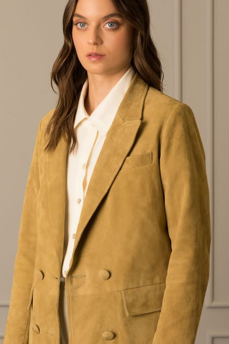 Blazer-de-gamuza
