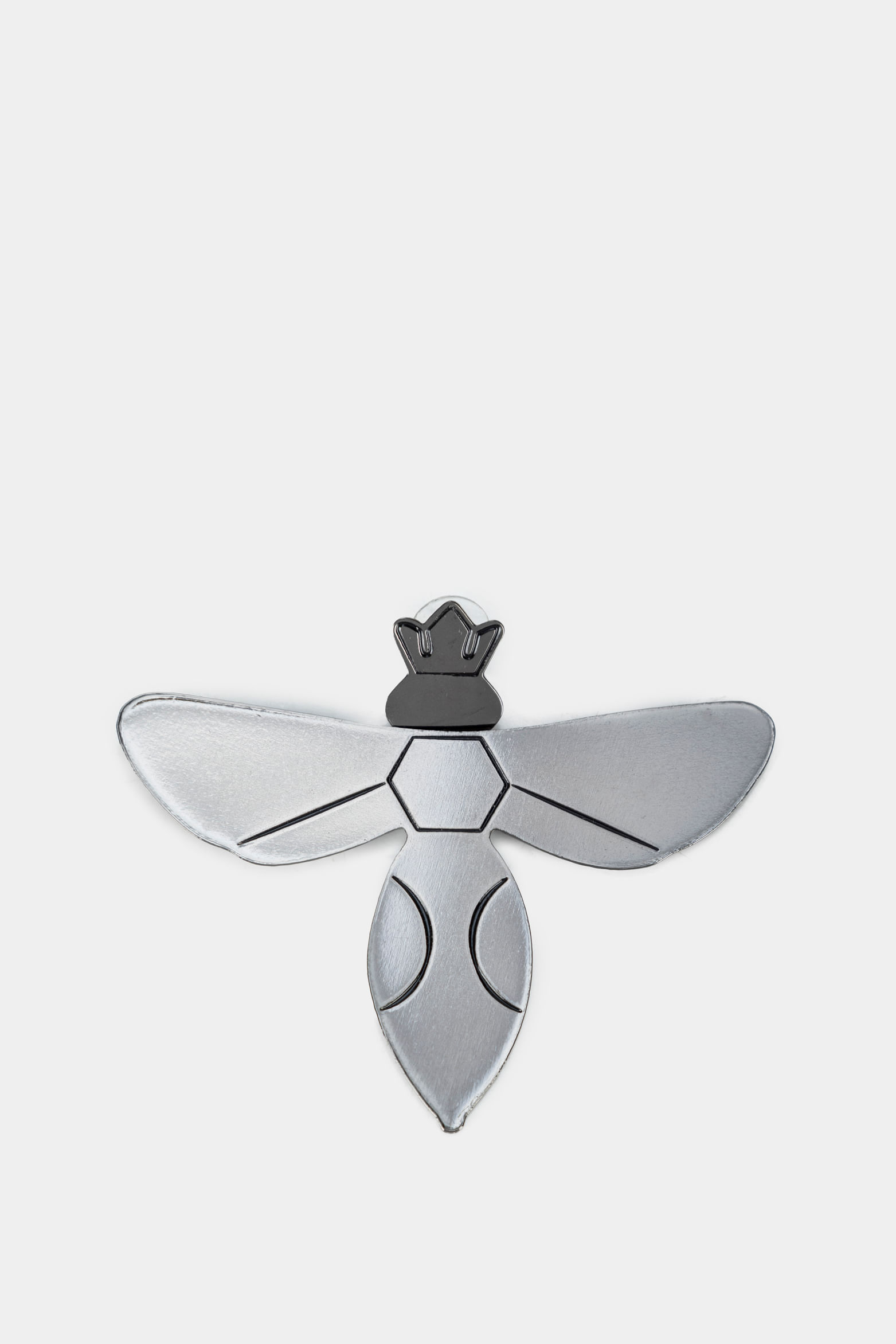 Aretes maxi abeja en lámina con resina para mujer