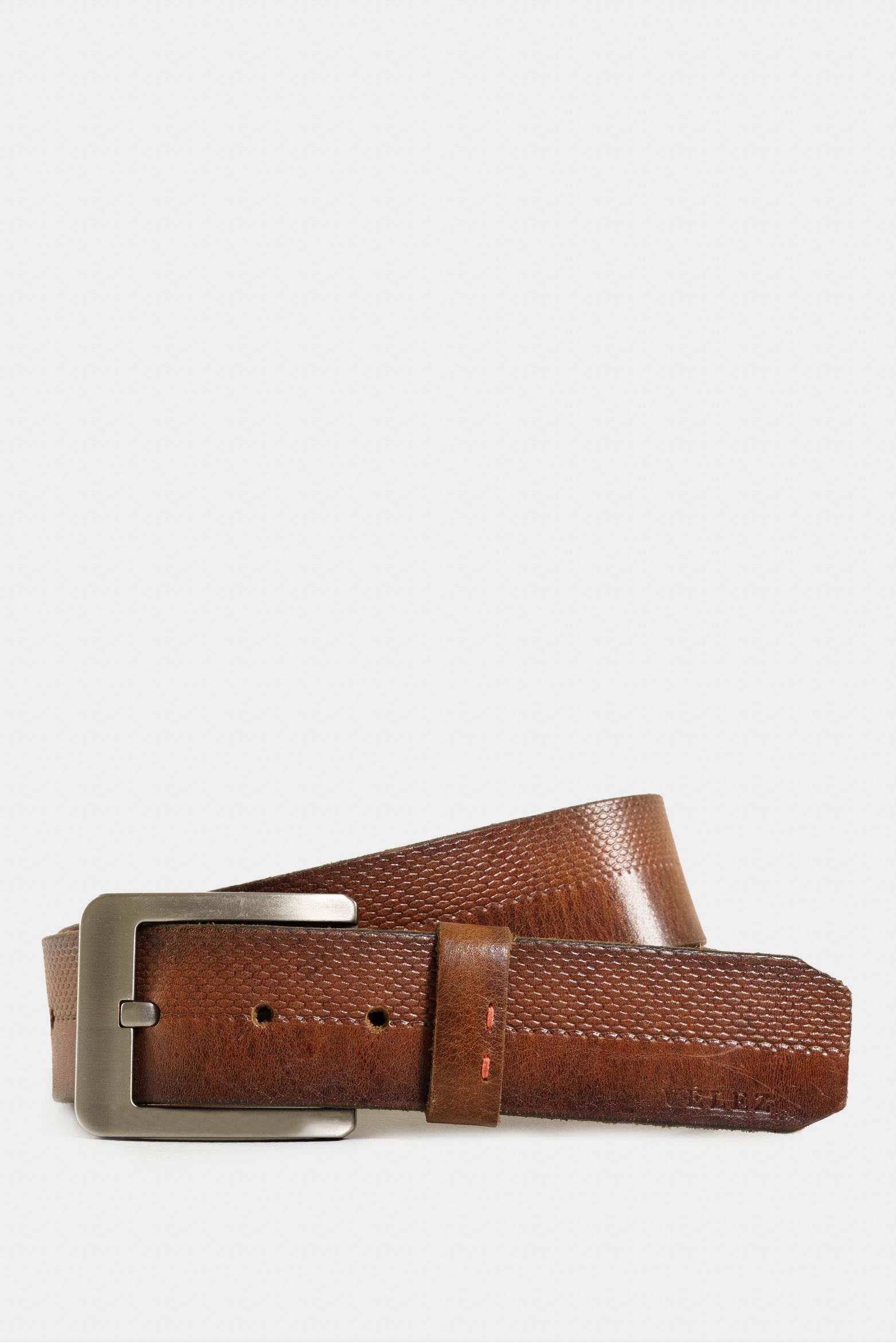 Cinturón unifaz Match de cuero