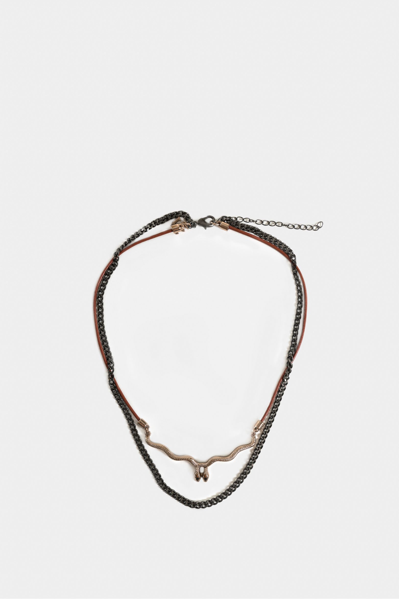 Collar uyuni sahara para mujer combinación de materiales