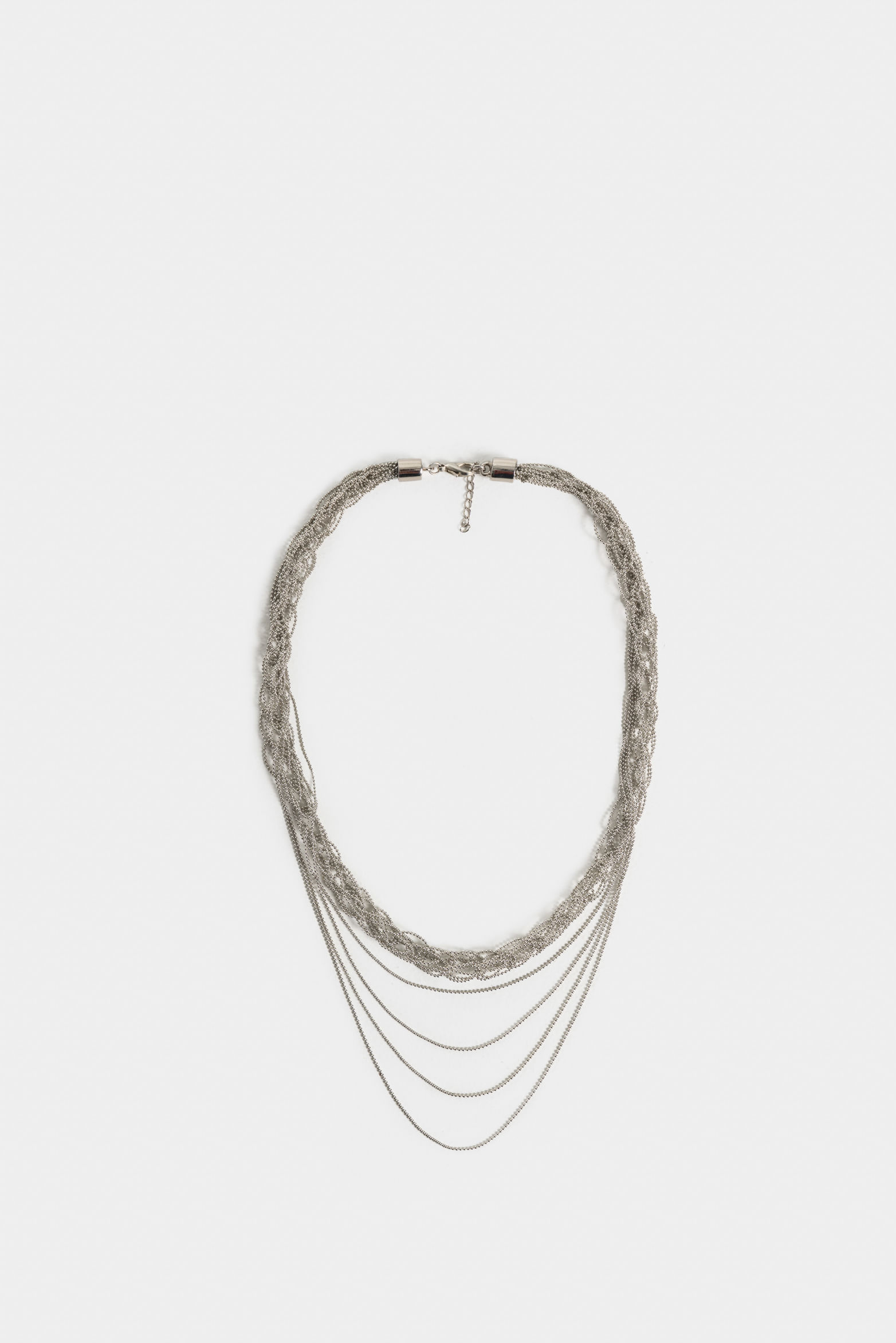 Collar salina en cadena para mujer estilo layering