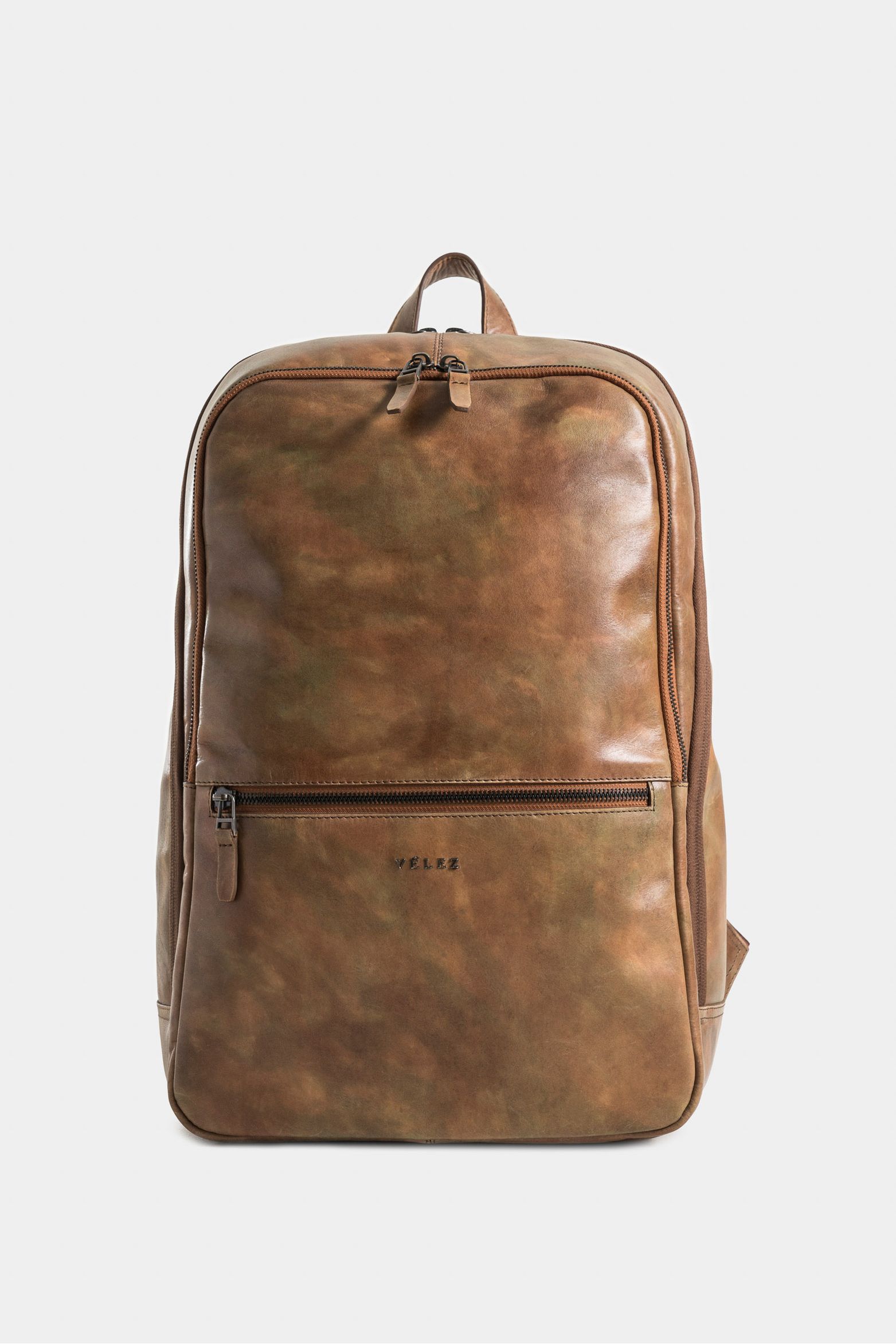 Morral ciboria de cuero para hombre porta trolley