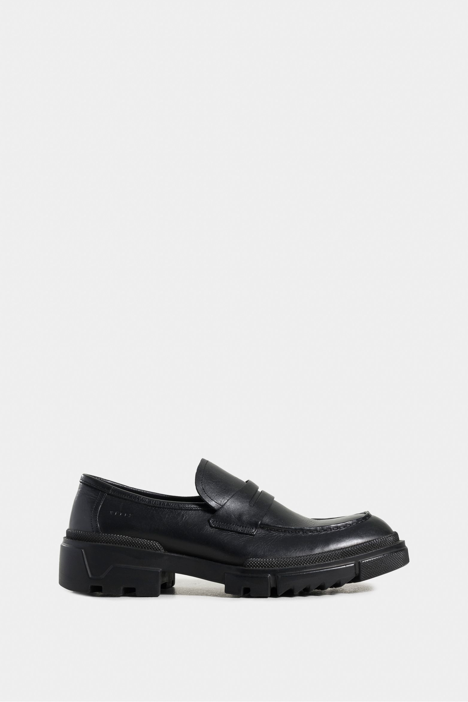 Mocasines ciboria de cuero para hombre suela tractorada