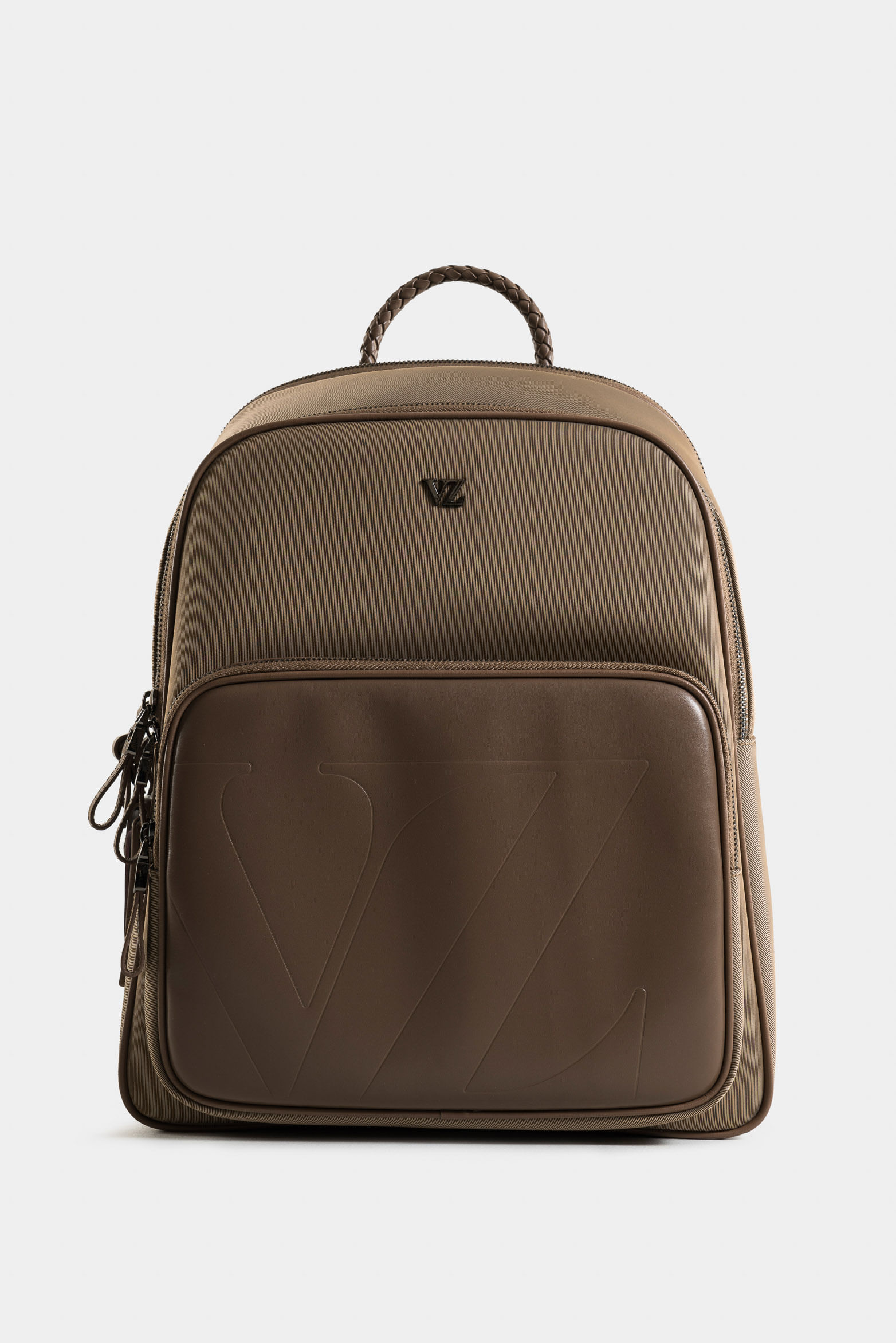 Tula morral legacy de cuero y nylon para mujer tag para viaje