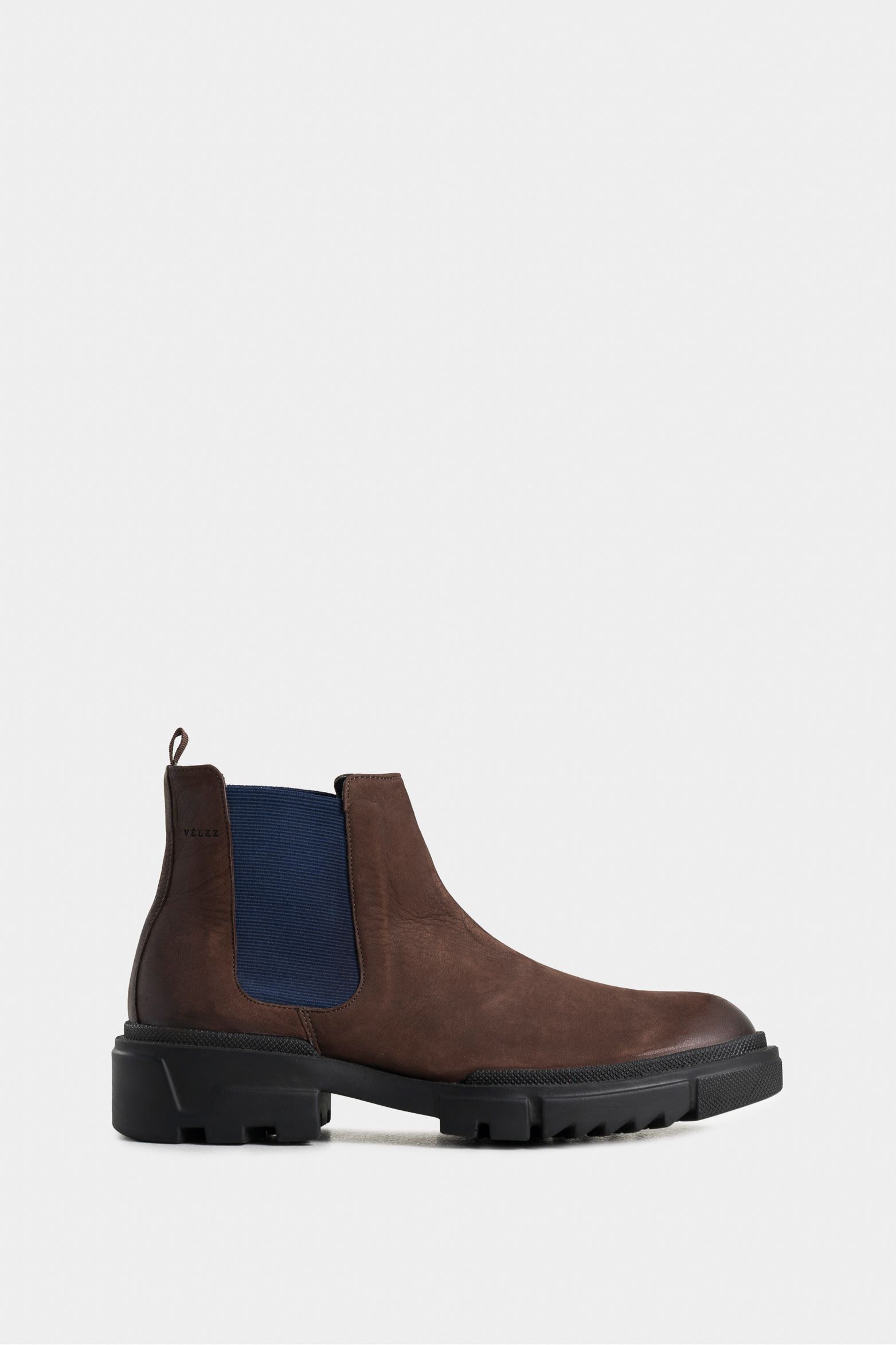 Botas caval de cuero para hombre silueta chelsea
