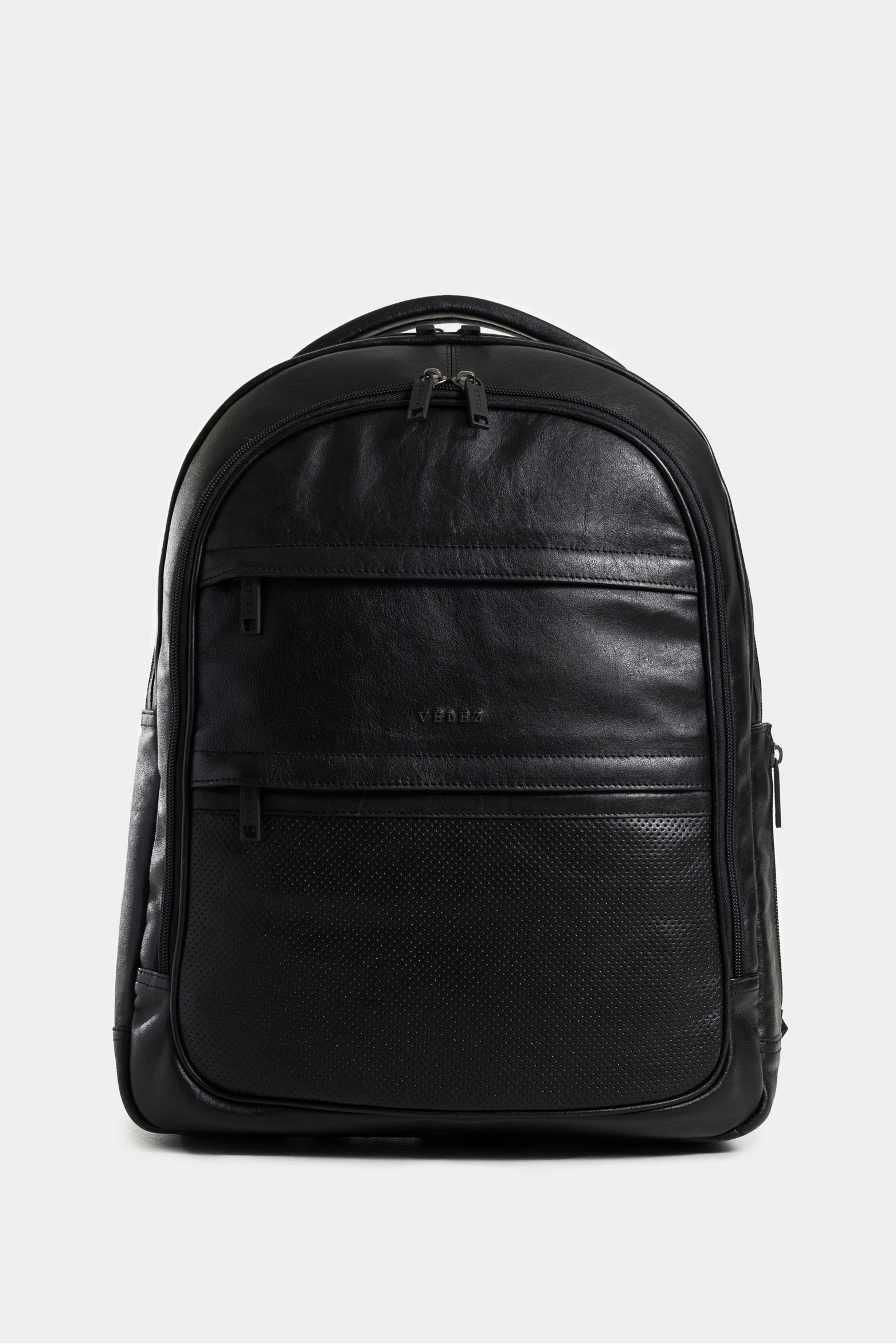 Morral waterproof 2 de cuero para hombre cremallera bidireccional