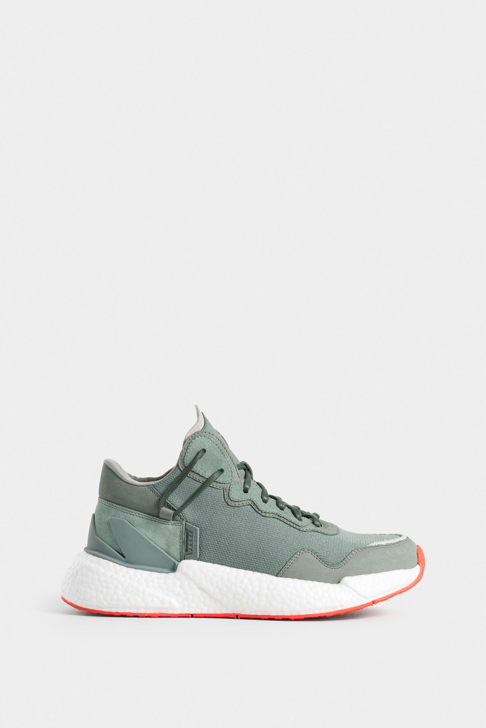 Tenis bota bolet de cuero y lona para mujer silueta urban