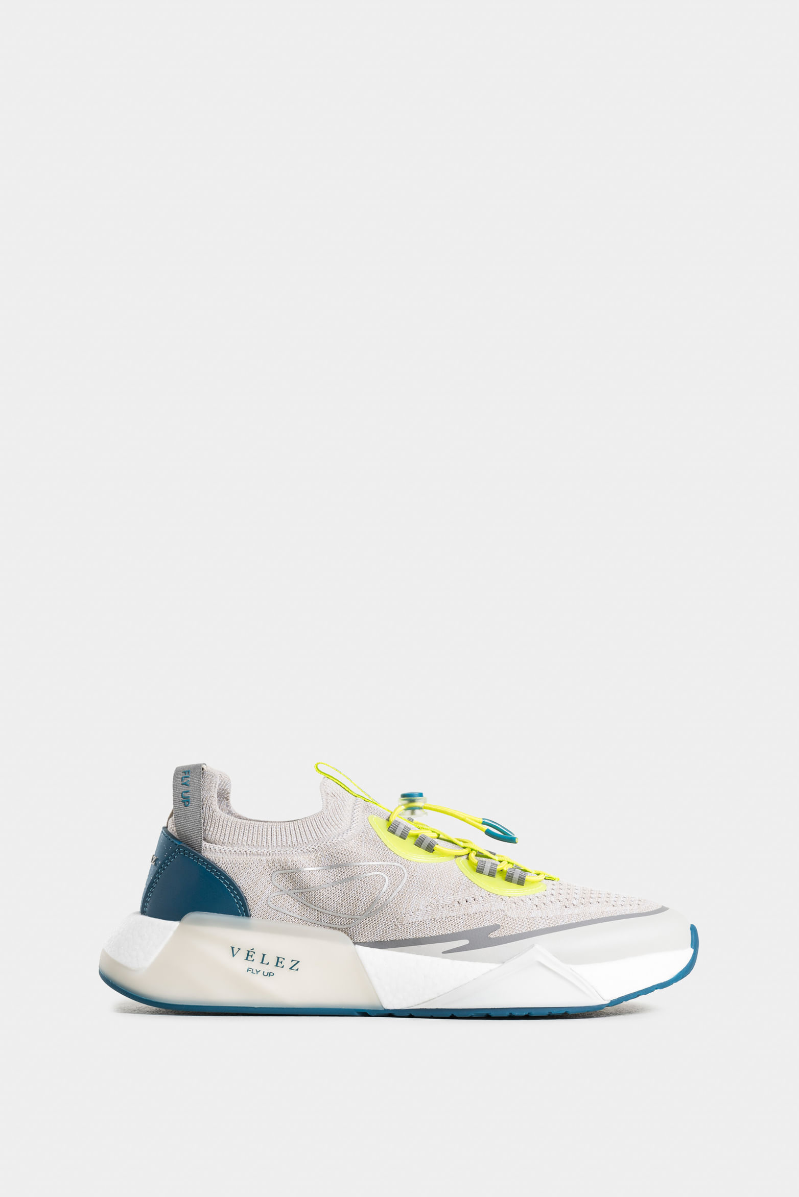 Tenis fly Up freedom 02 en textil y cuero para hombre silueta urban