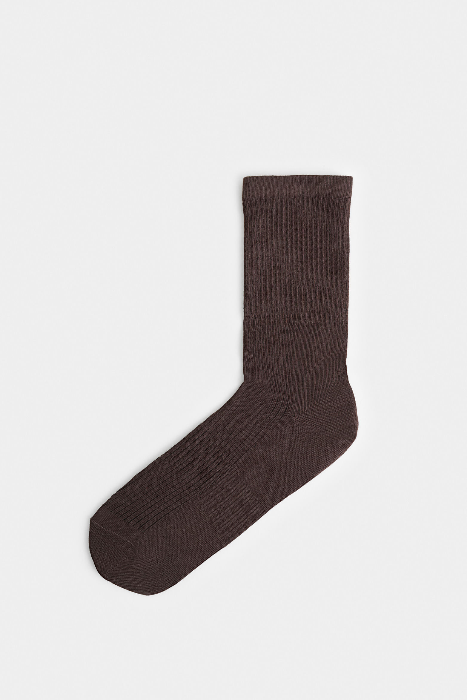 Calcetines media pierna de algodón con jacquard para hombre diseño unicolor