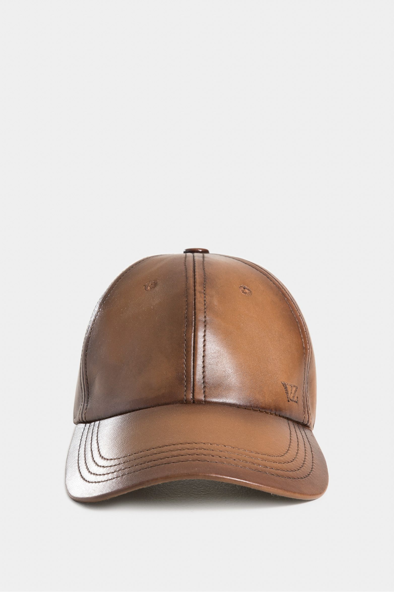 Gorra garda de cuero para hombre silueta baseball