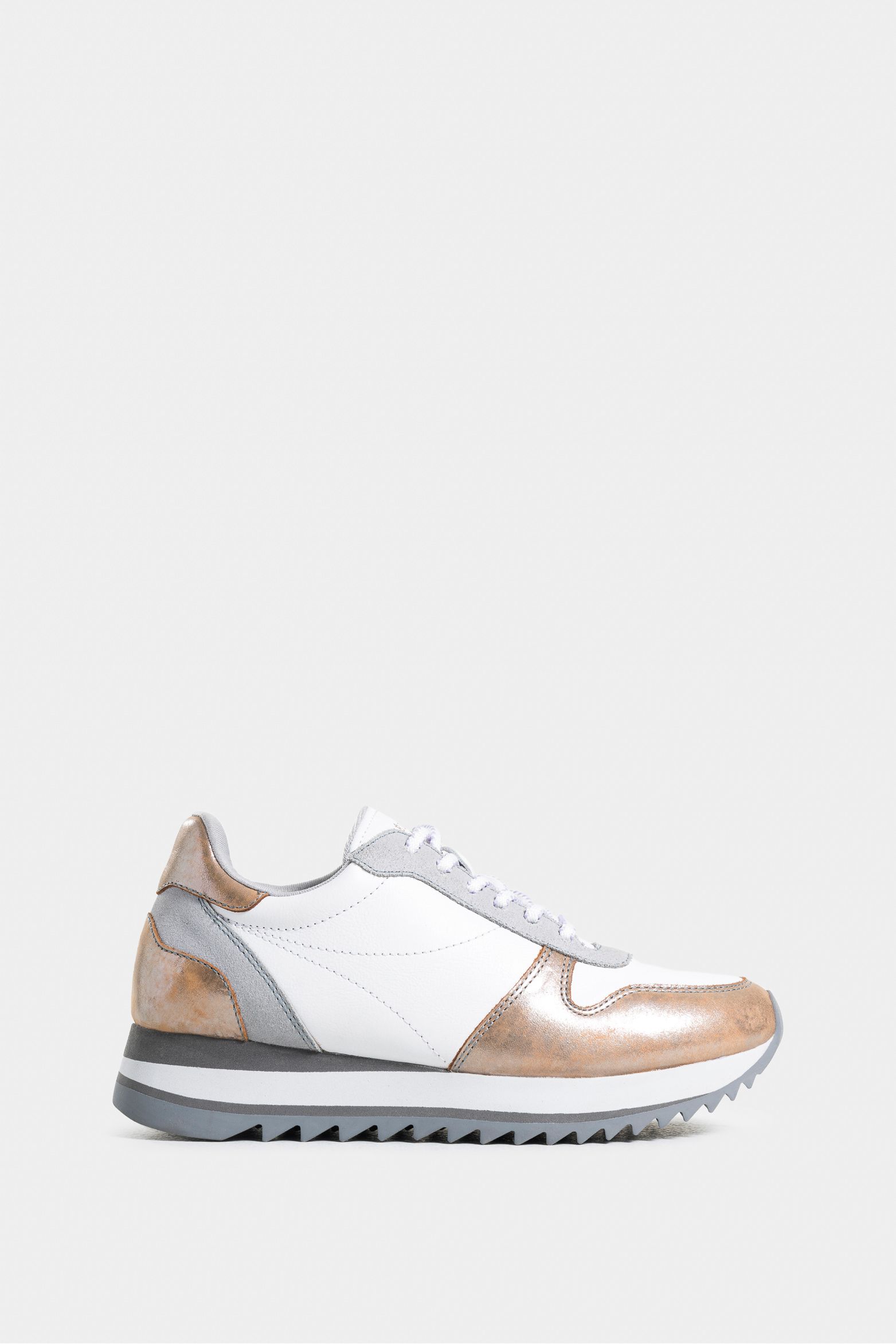 Tenis plancton de cuero tipo folia para mujer textura desgastada