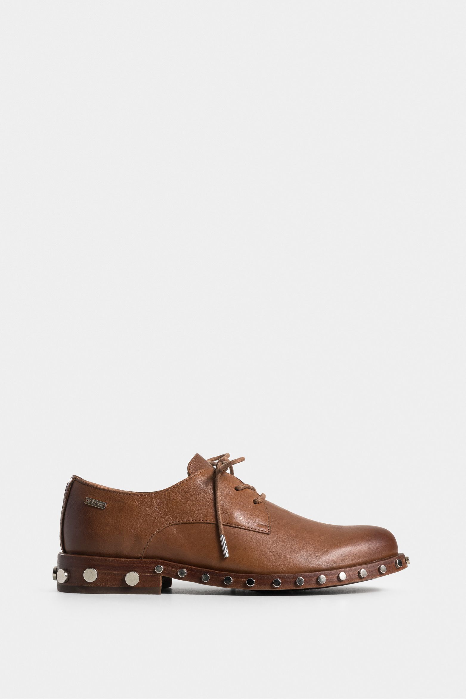 Zapato de cordón oxford de cuero folia para mujer suela taches