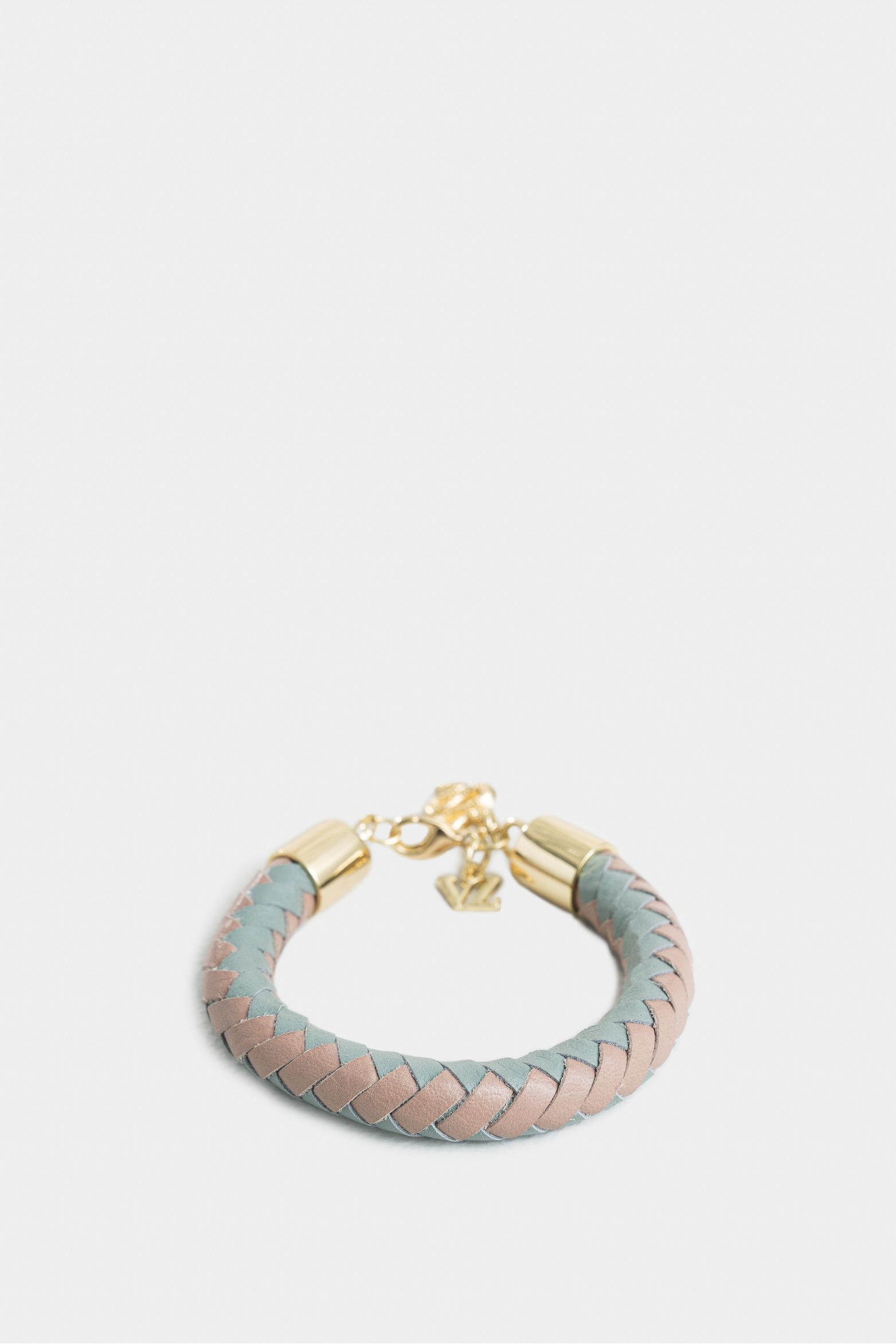 Manilla pekin 2 de cuero para mujer trenzada