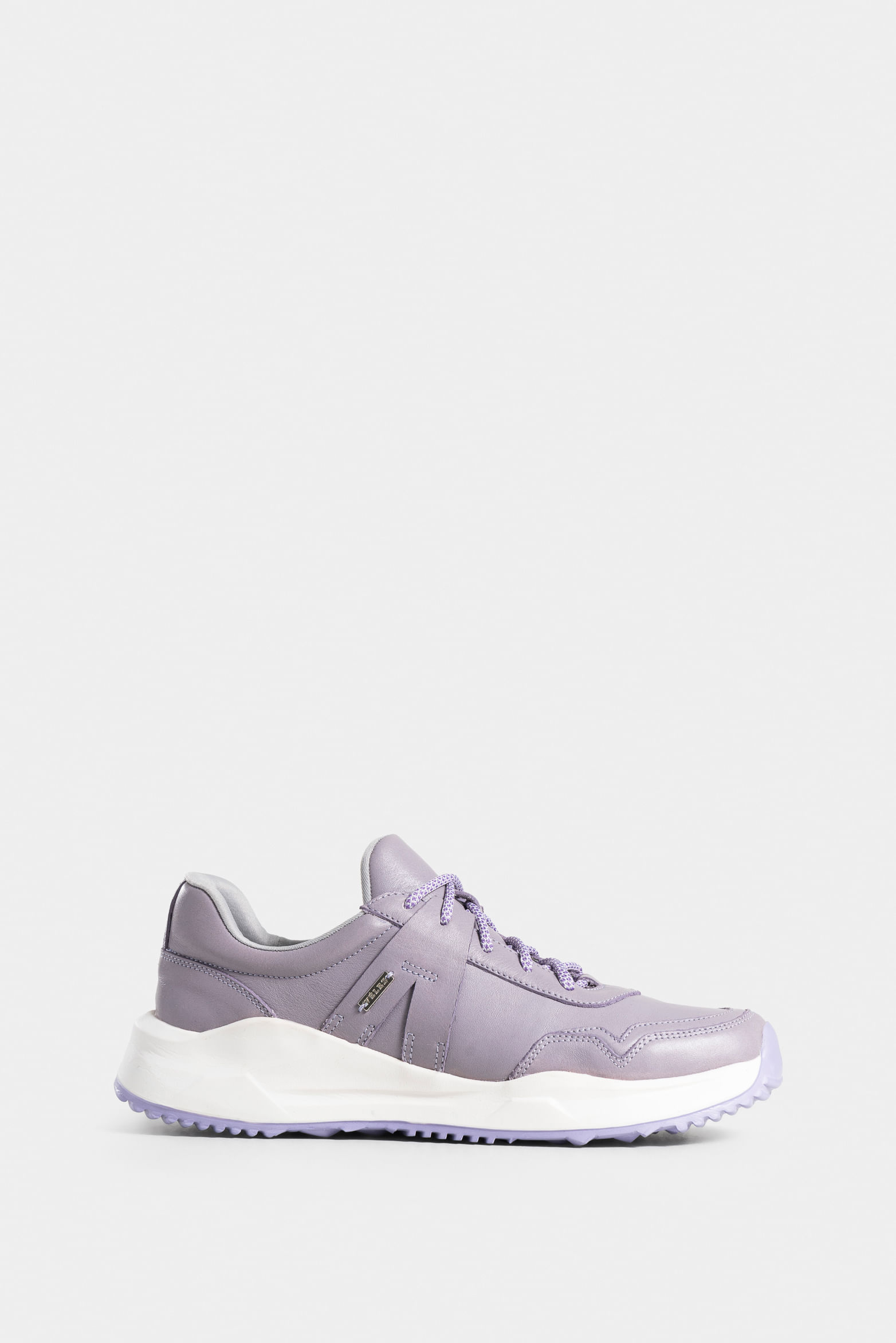Tenis Papyris de cuero para mujer cortes sobrepuestos
