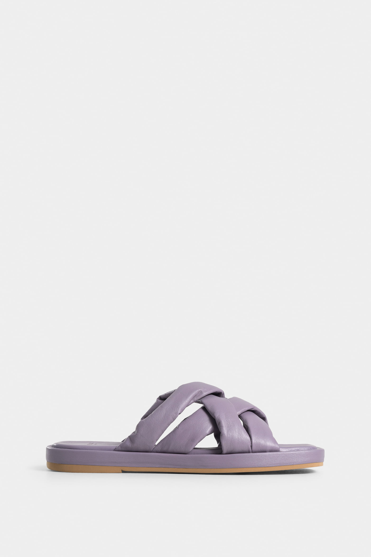 Sandalia plana bacopa de cuero para mujer straps acolchados