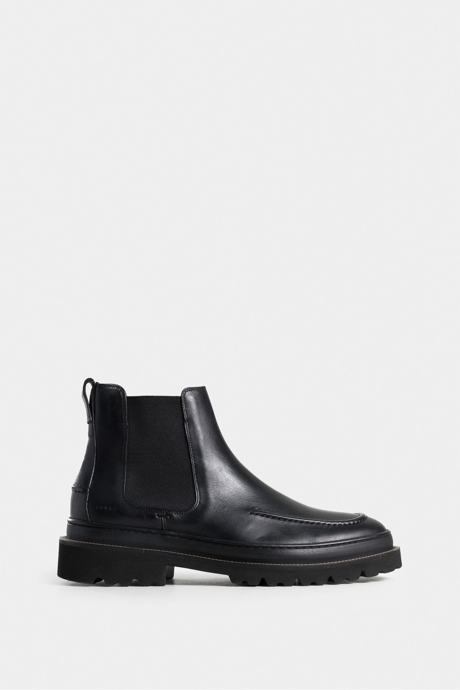 Botas Ámbar de cuero para hombre detalle vena en puntera