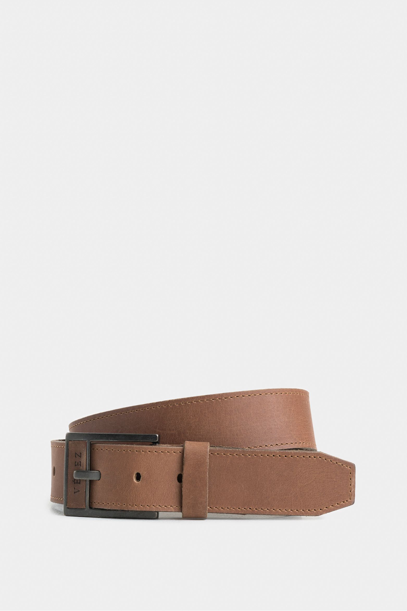 Cinturón unifaz cyclon de cuero para hombre punta trapecio