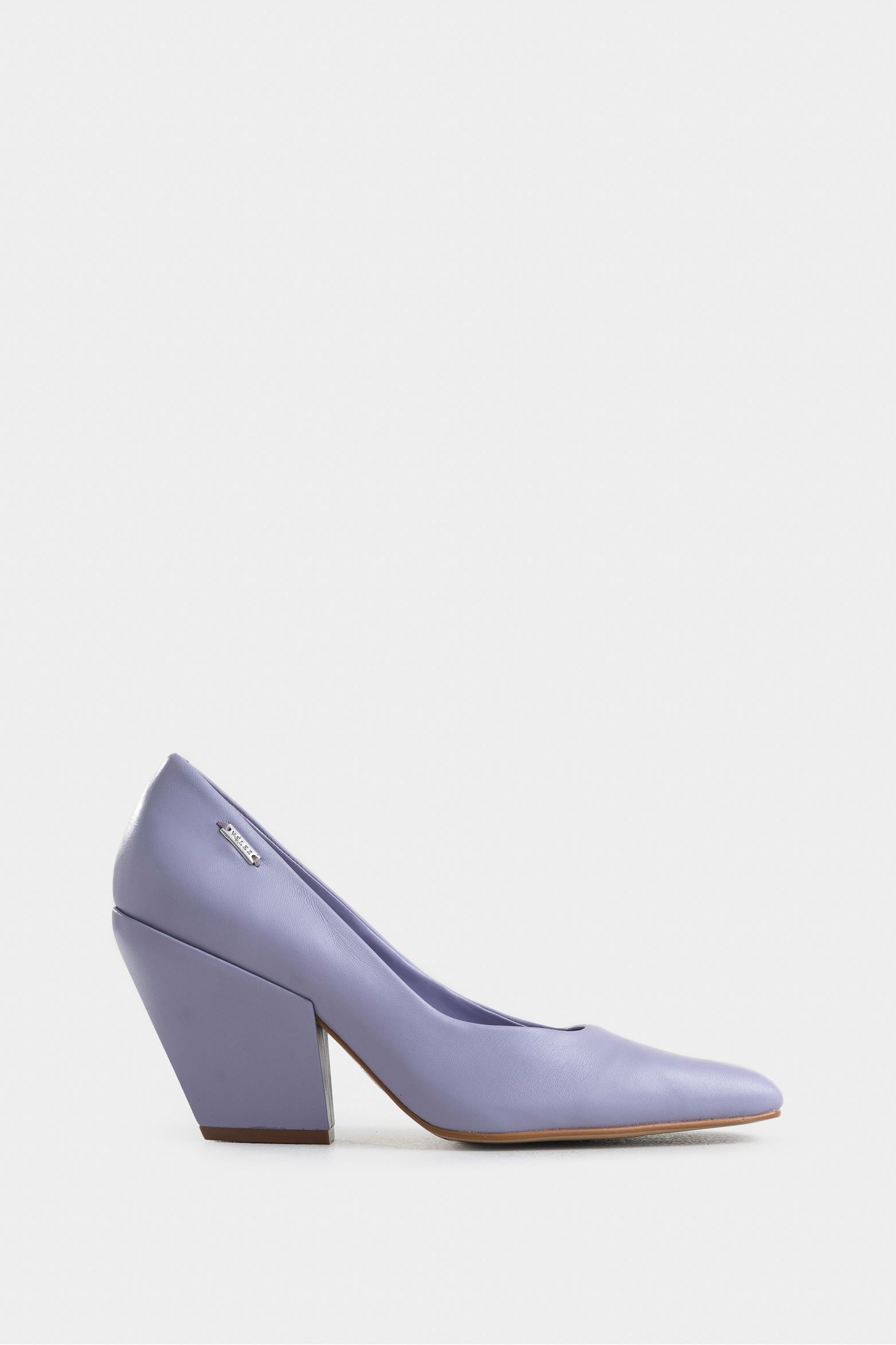 Tacones cerrados libra de cuero para mujer punta cuadrada