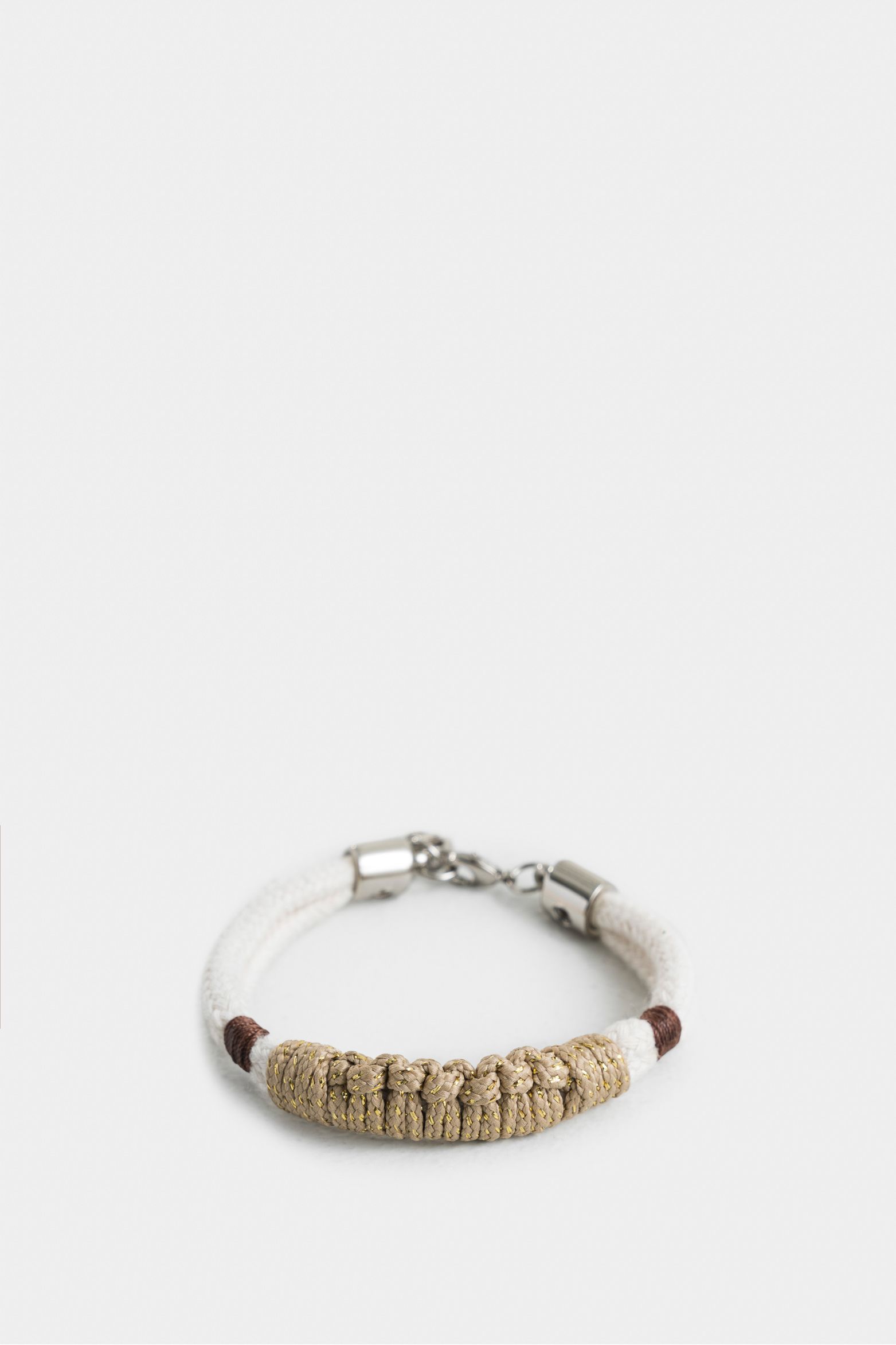 Manilla jade de cordón para mujer anudados