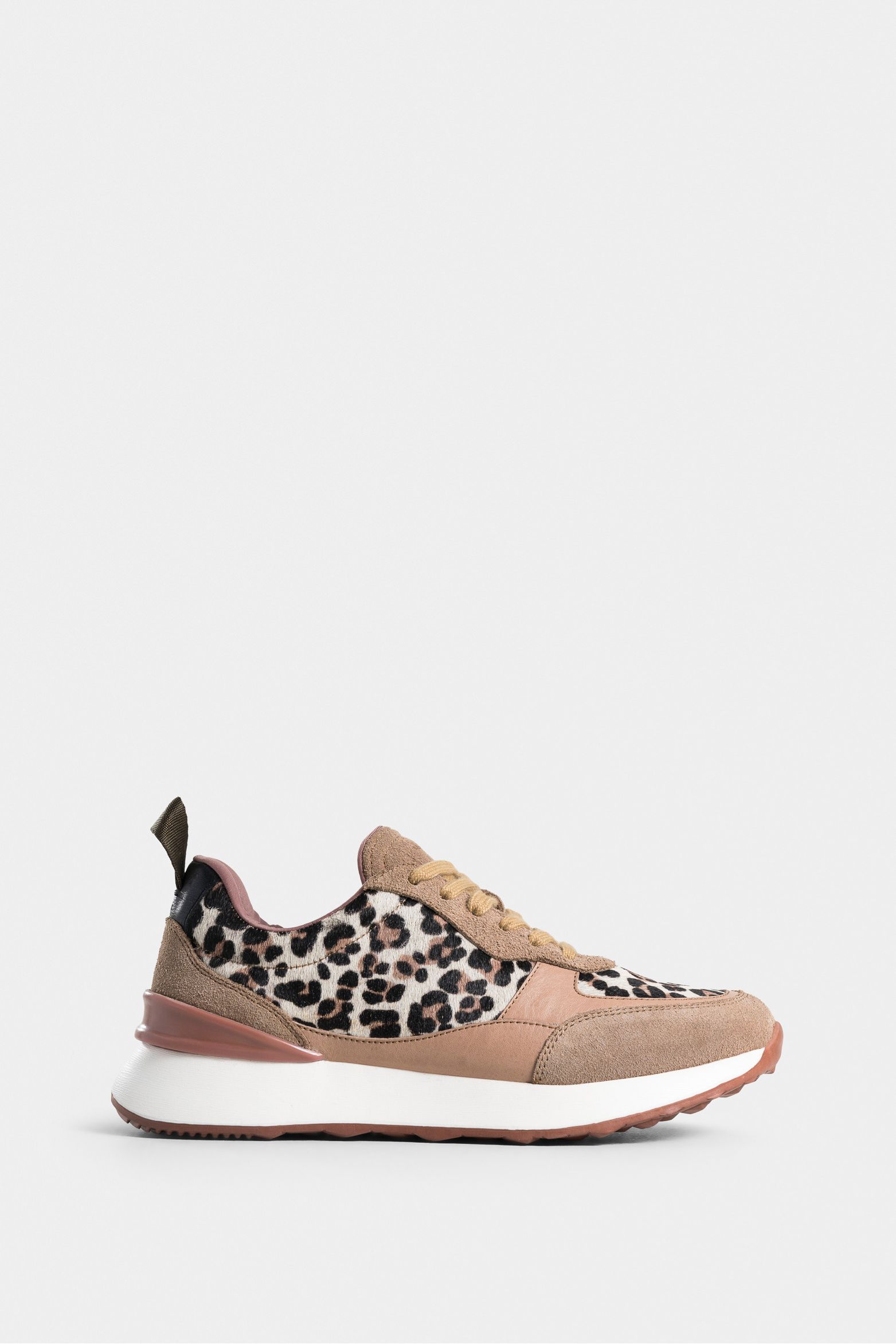 Tenis aurora de cuero folia para mujer detalles cuero