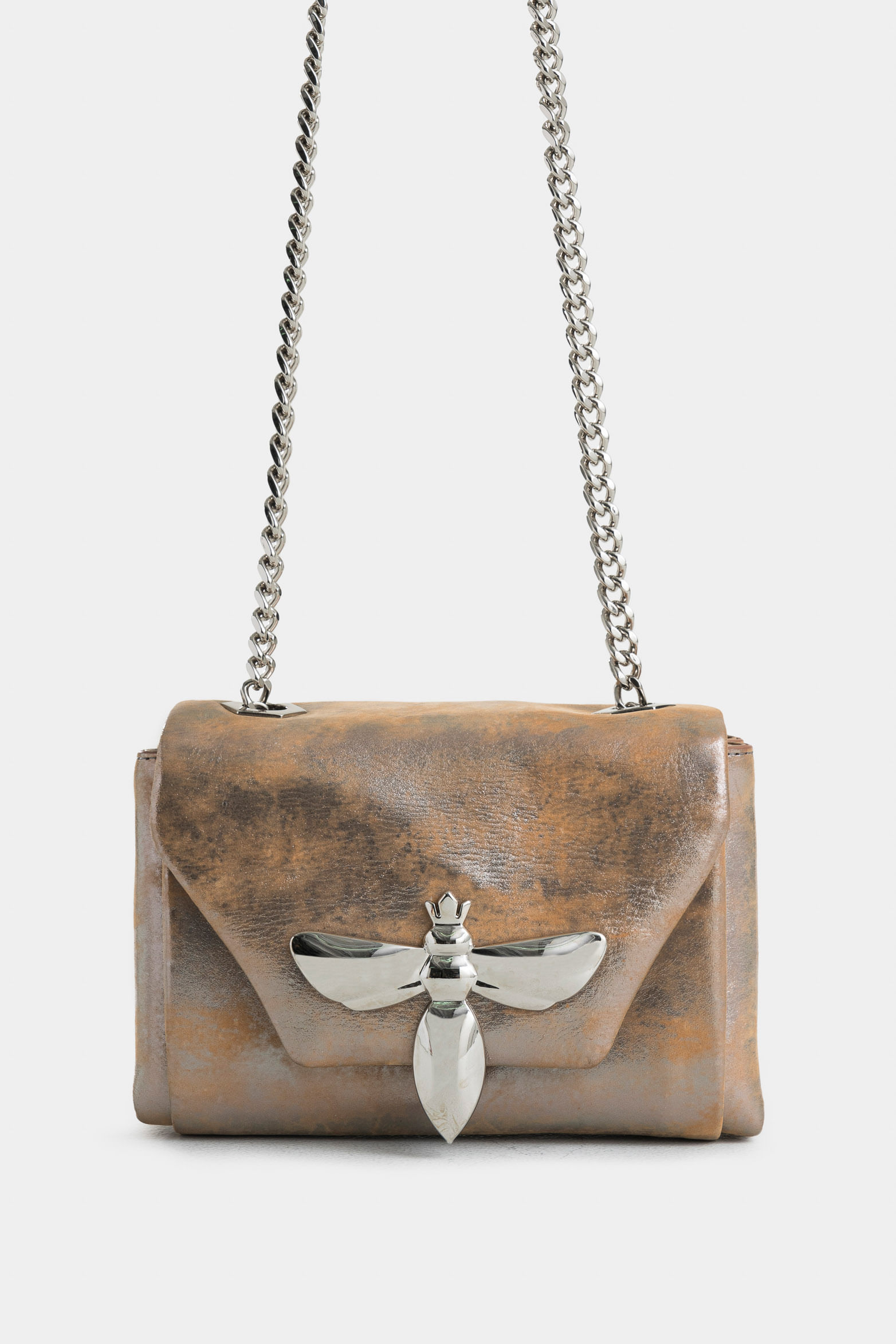 Manos libres mini lili de cuero folia para mujer cadena multiusos