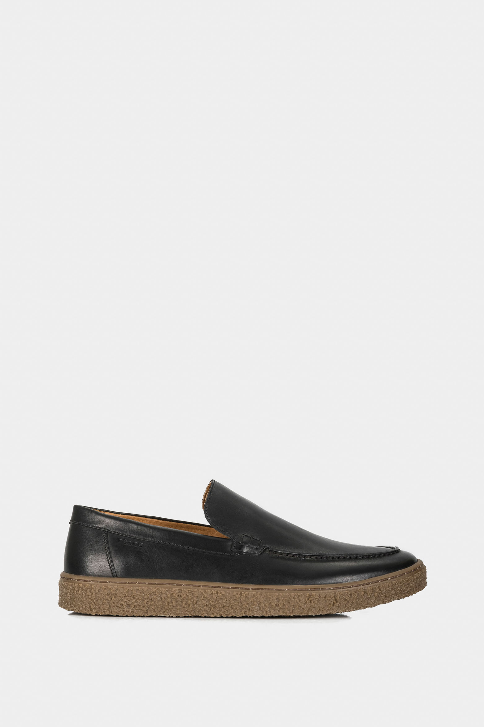 Mocasines garda de cuero para hombre efecto envejecido