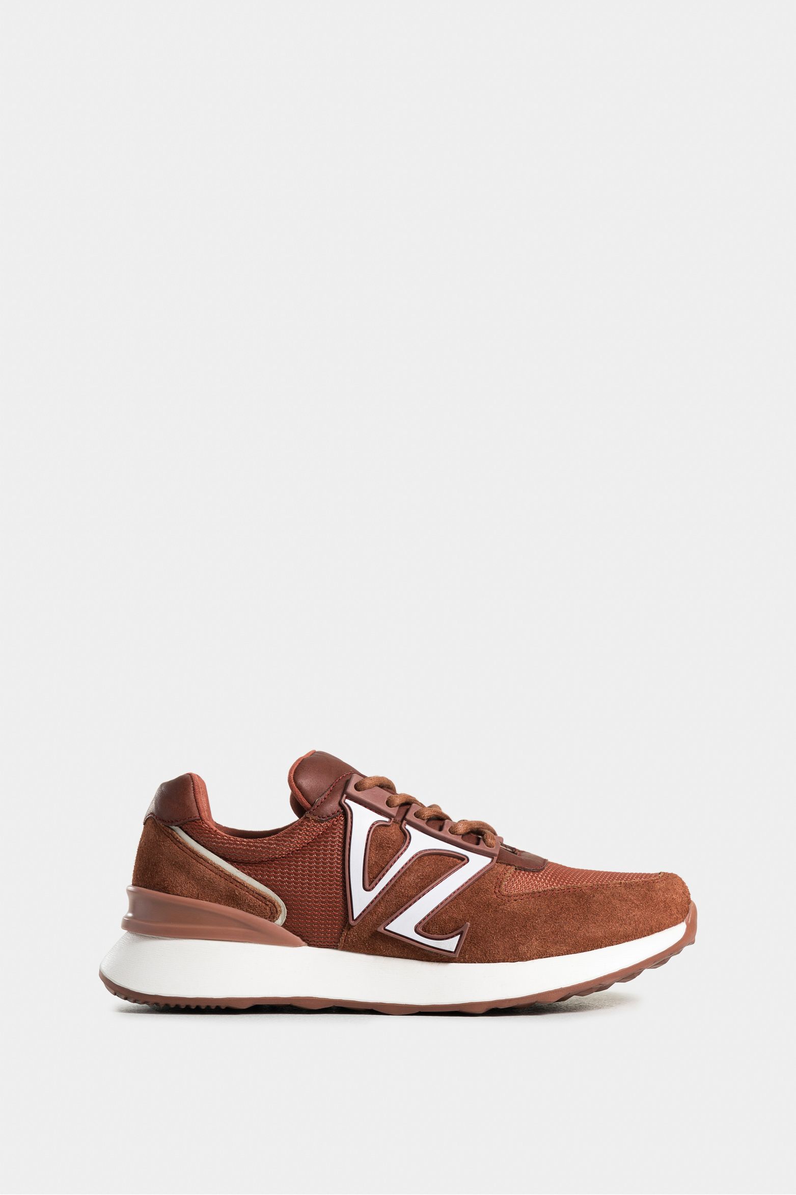 Tenis VZ gommus de cuero liso para hombre deportivos