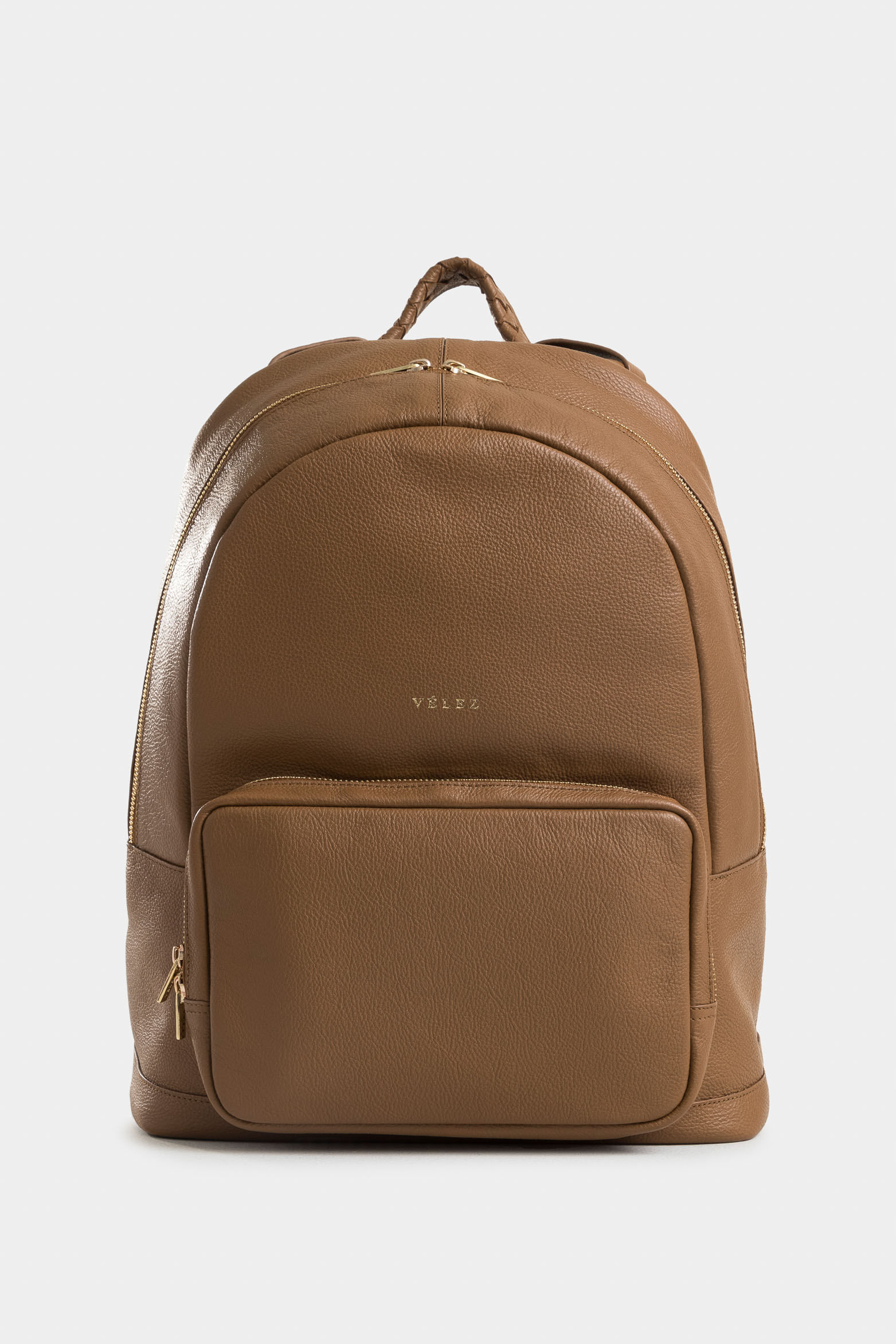 Morral Alava de cuero para mujer asa trenzada