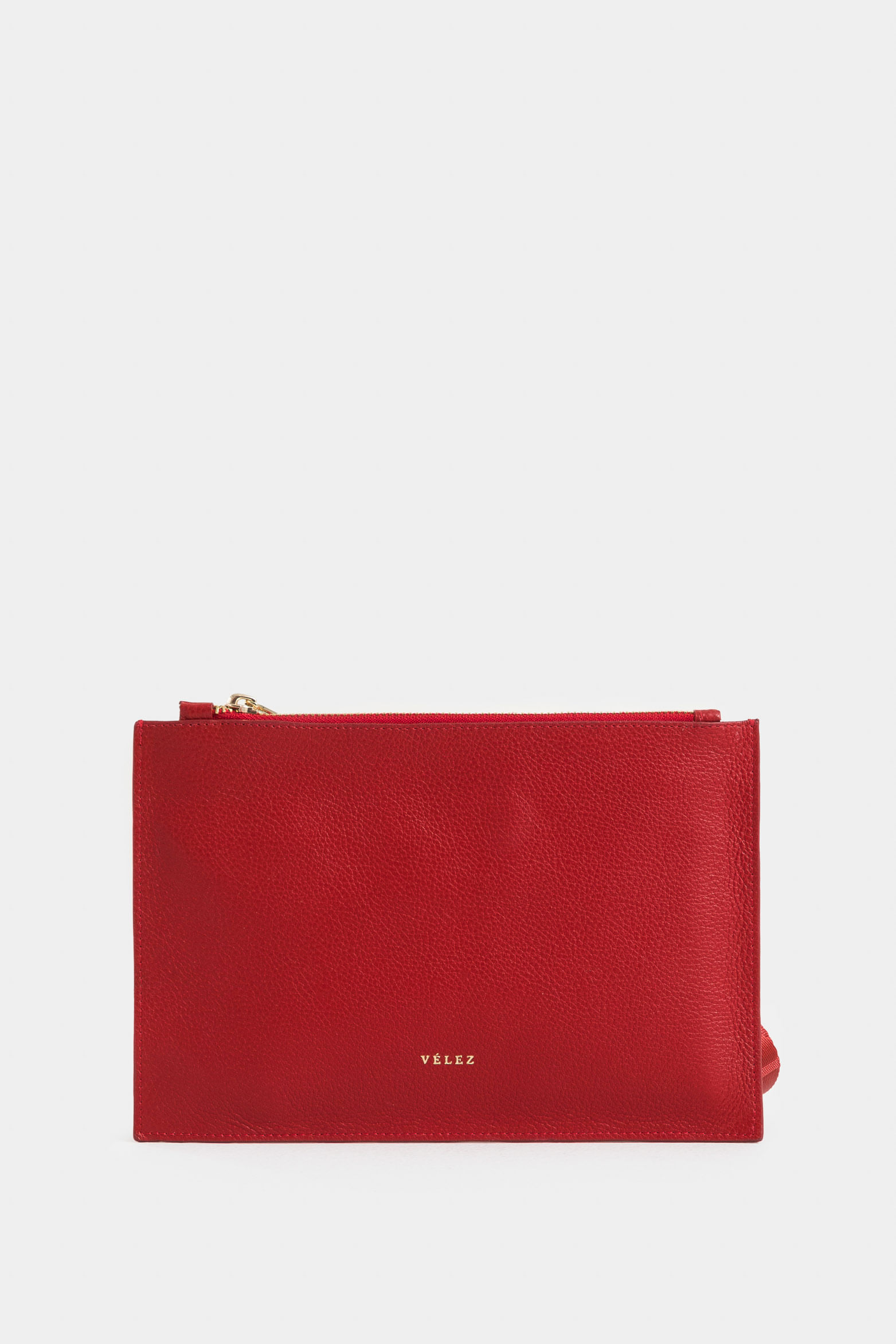 Cosmetiquera delfos de cuero para mujer cargadera removible