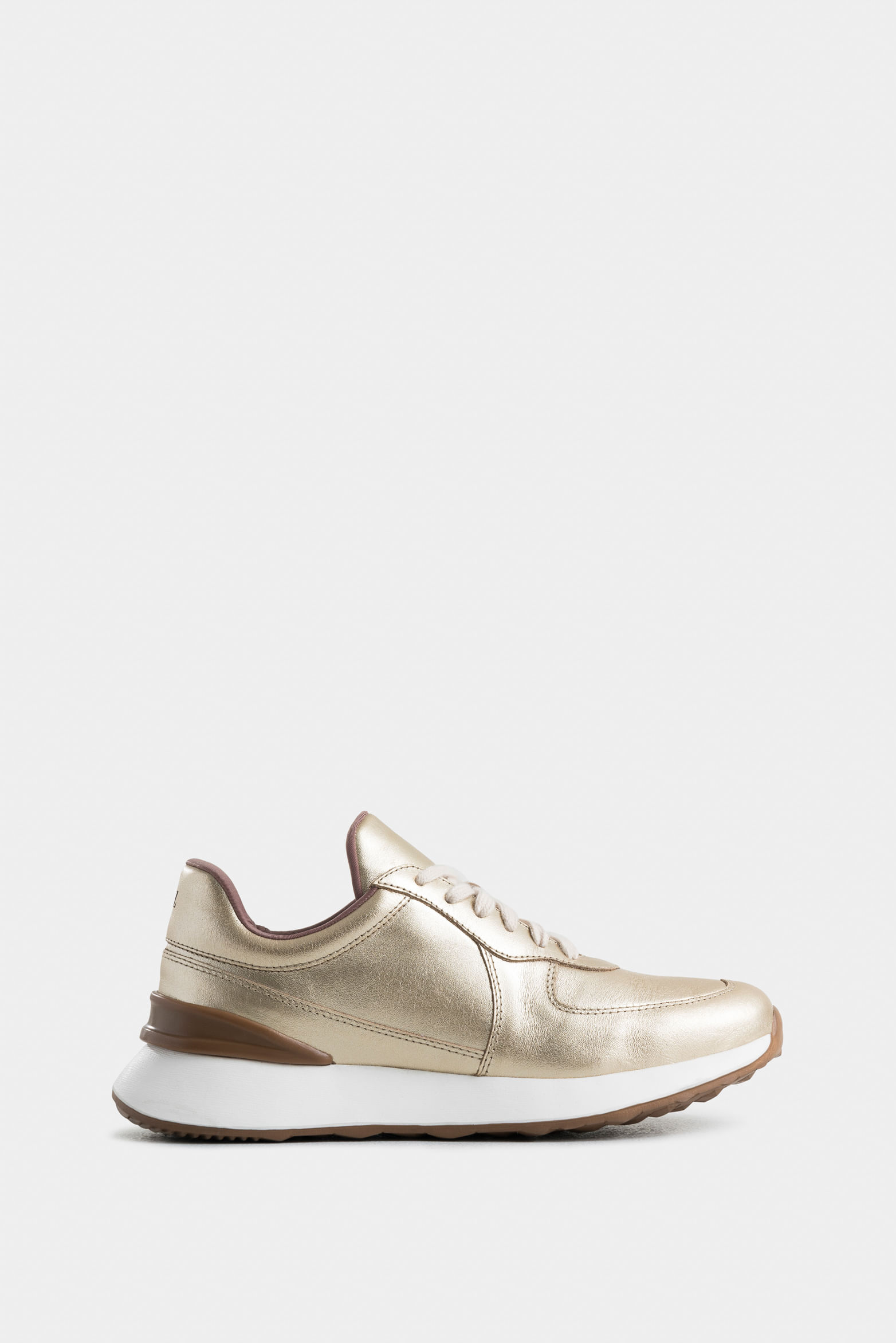 Tenis Jacinto de cuero para mujer acabado folia