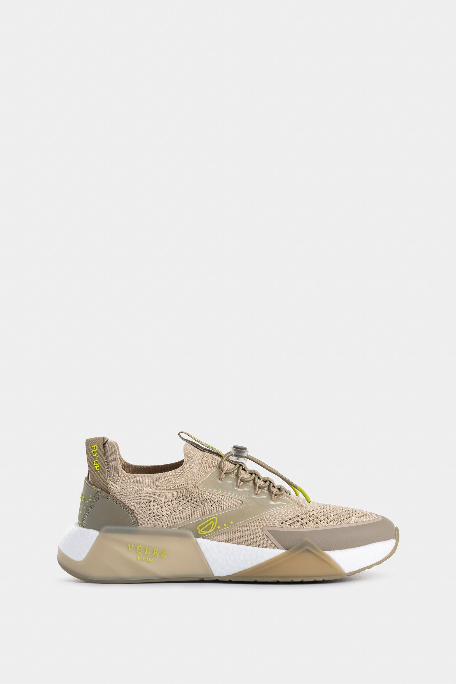 Tenis fly Up freedom en textil y cuero para hombre silueta urban