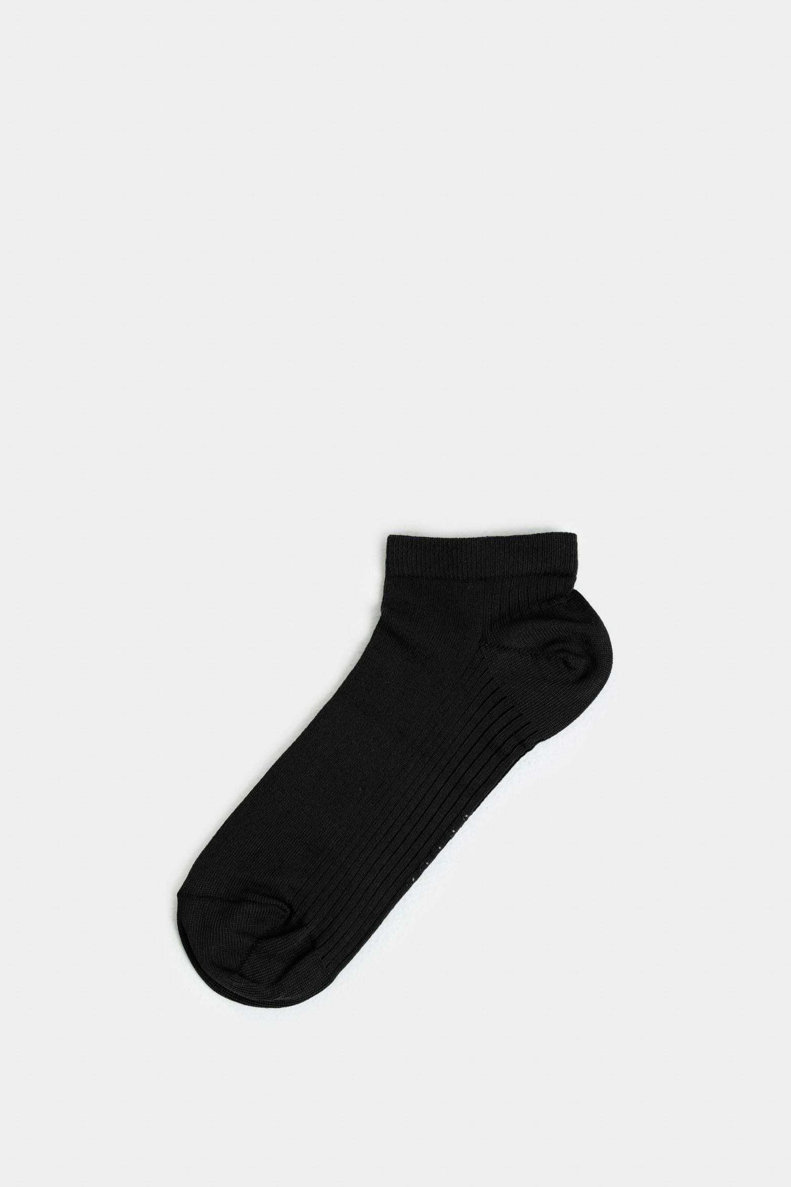 Calcetines tobilleros lines 3 de algodón para hombre detalle acanalado