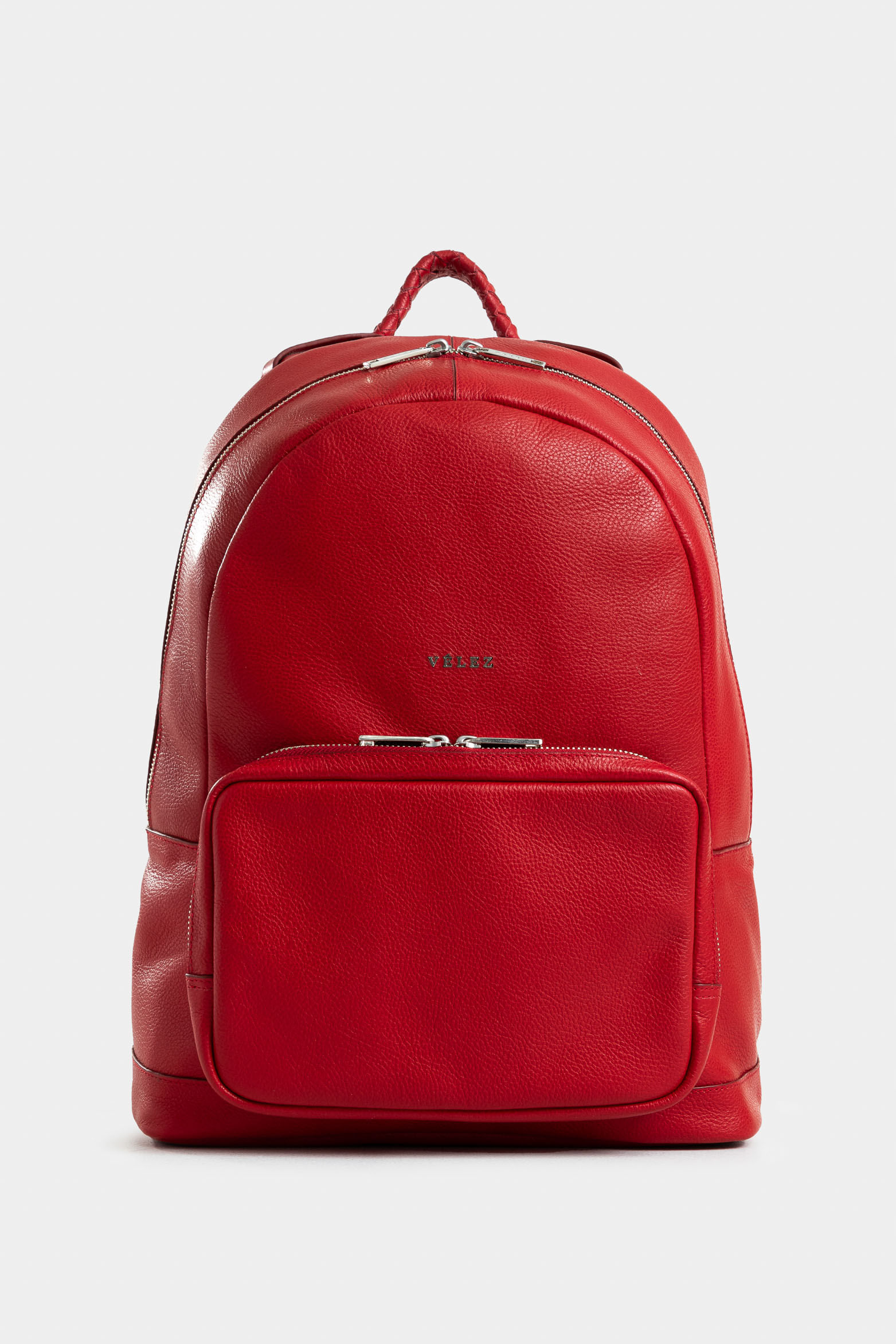 Morral Alava de cuero para mujer asa trenzada