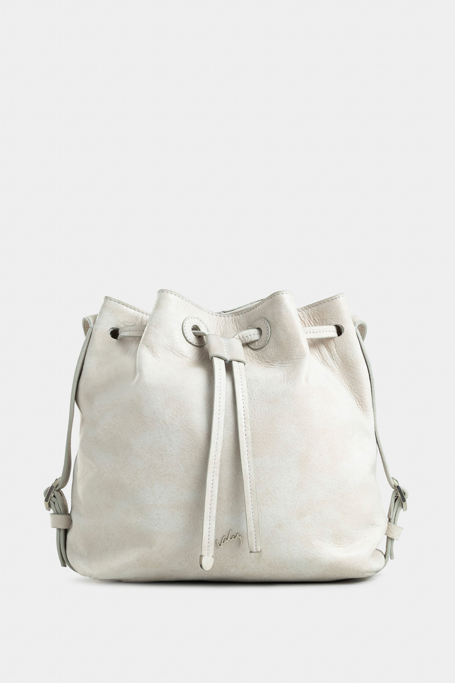 Manos libres Goji de cuero para mujer ajuste cordón