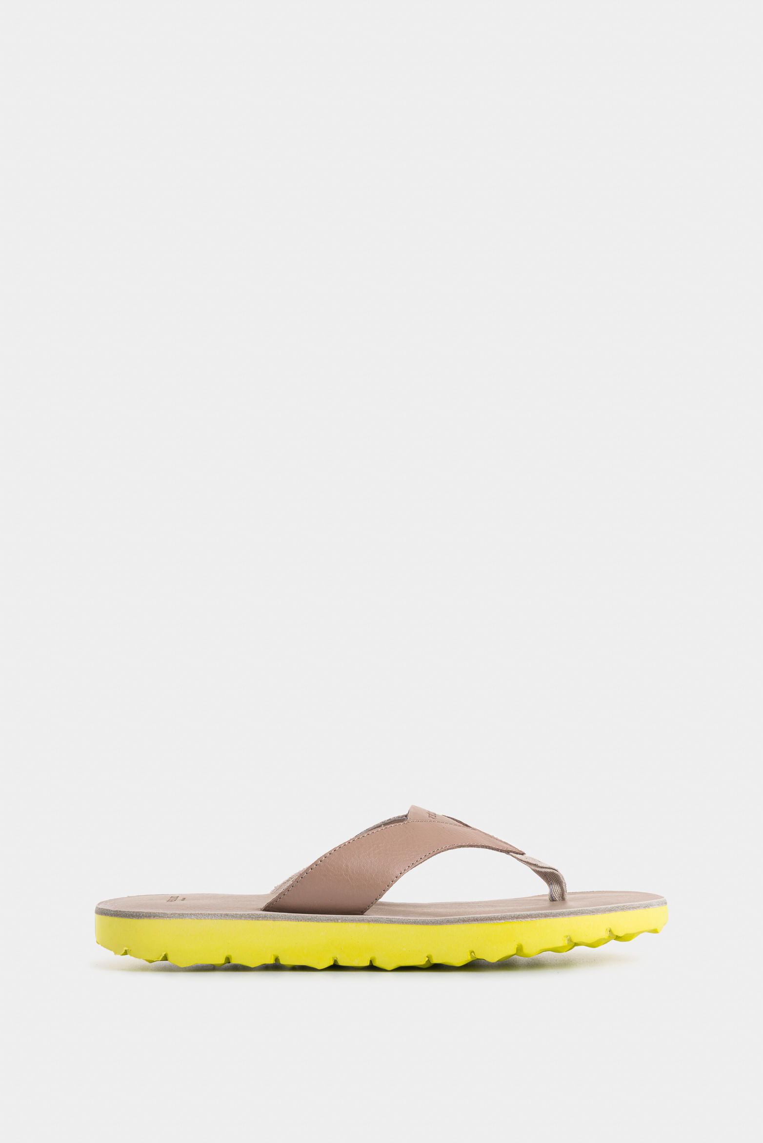 Sandalias estepa de cuero para hombre tres puntadas