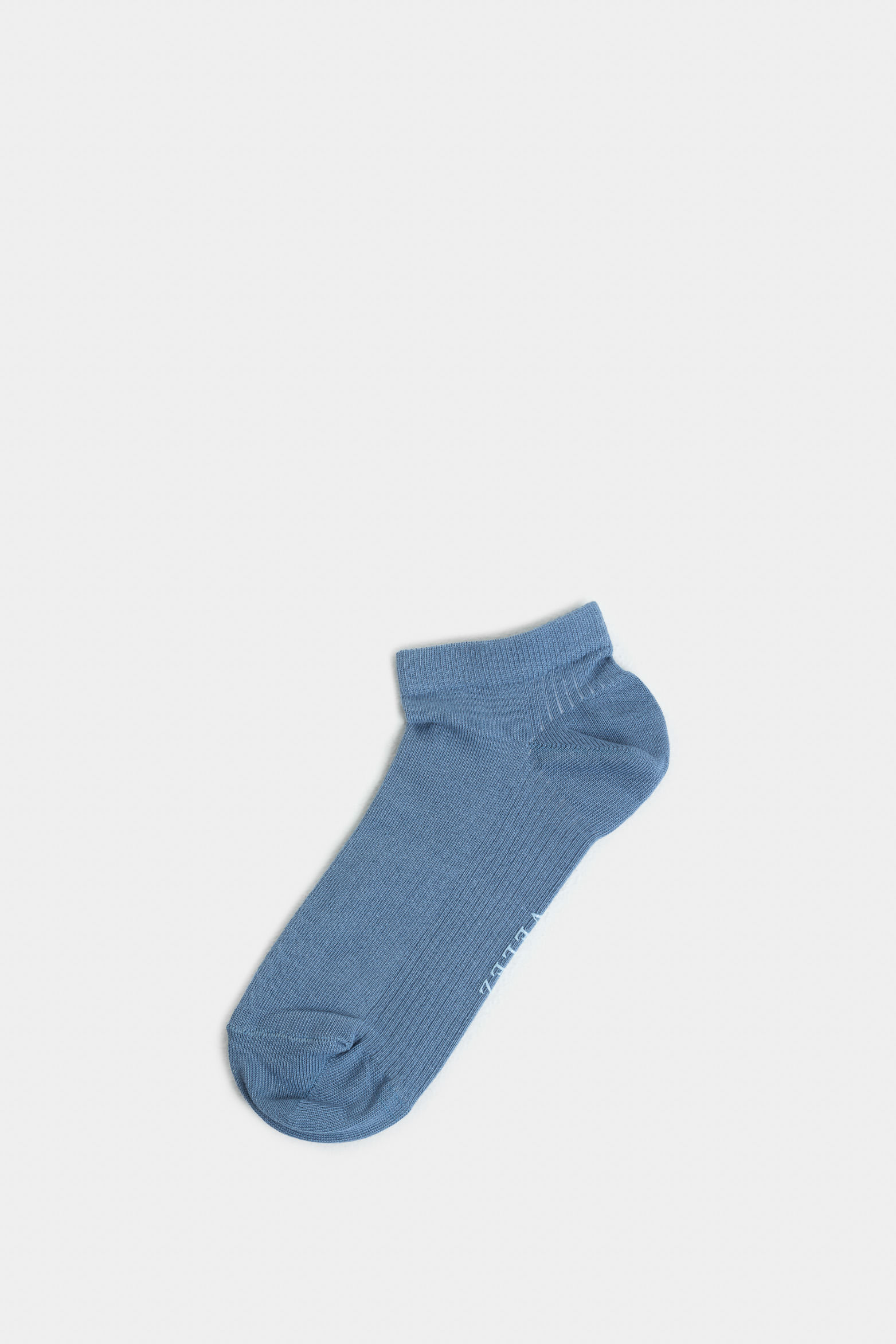 Calcetines tobilleros lines 3 de algodón para hombre detalle acanalado