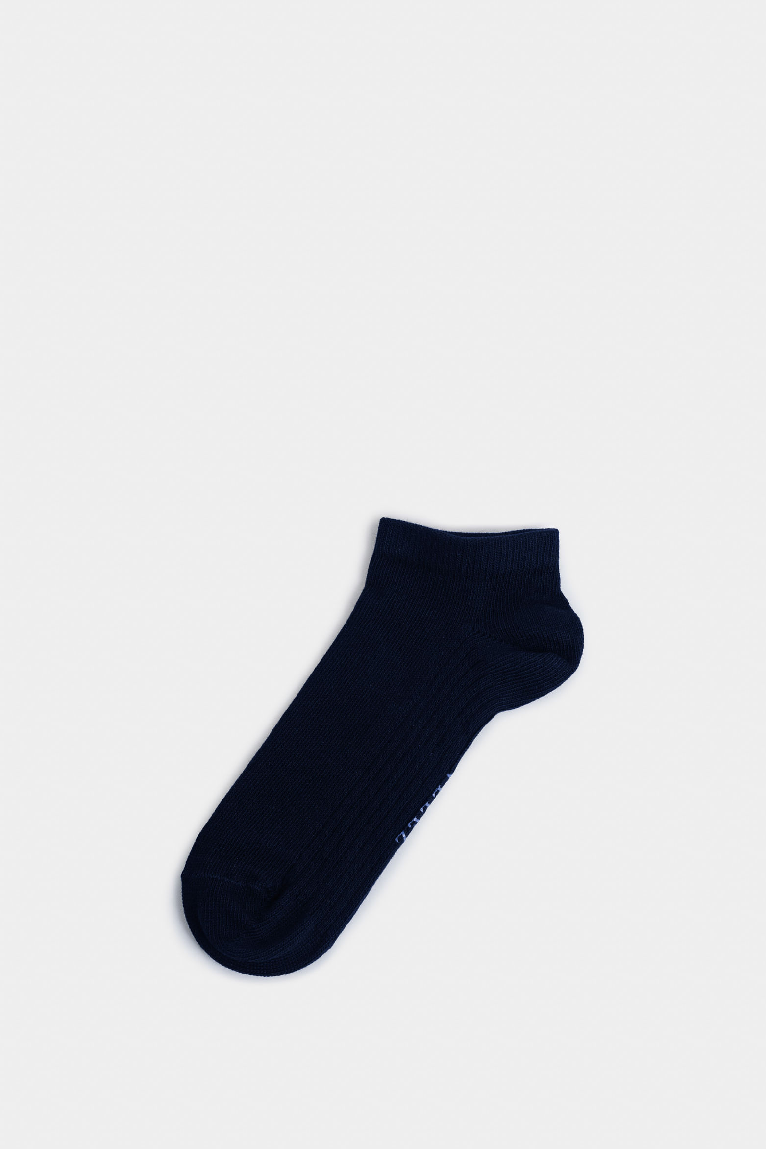 Calcetines tobilleros lines 3 de algodón para hombre detalle acanalado