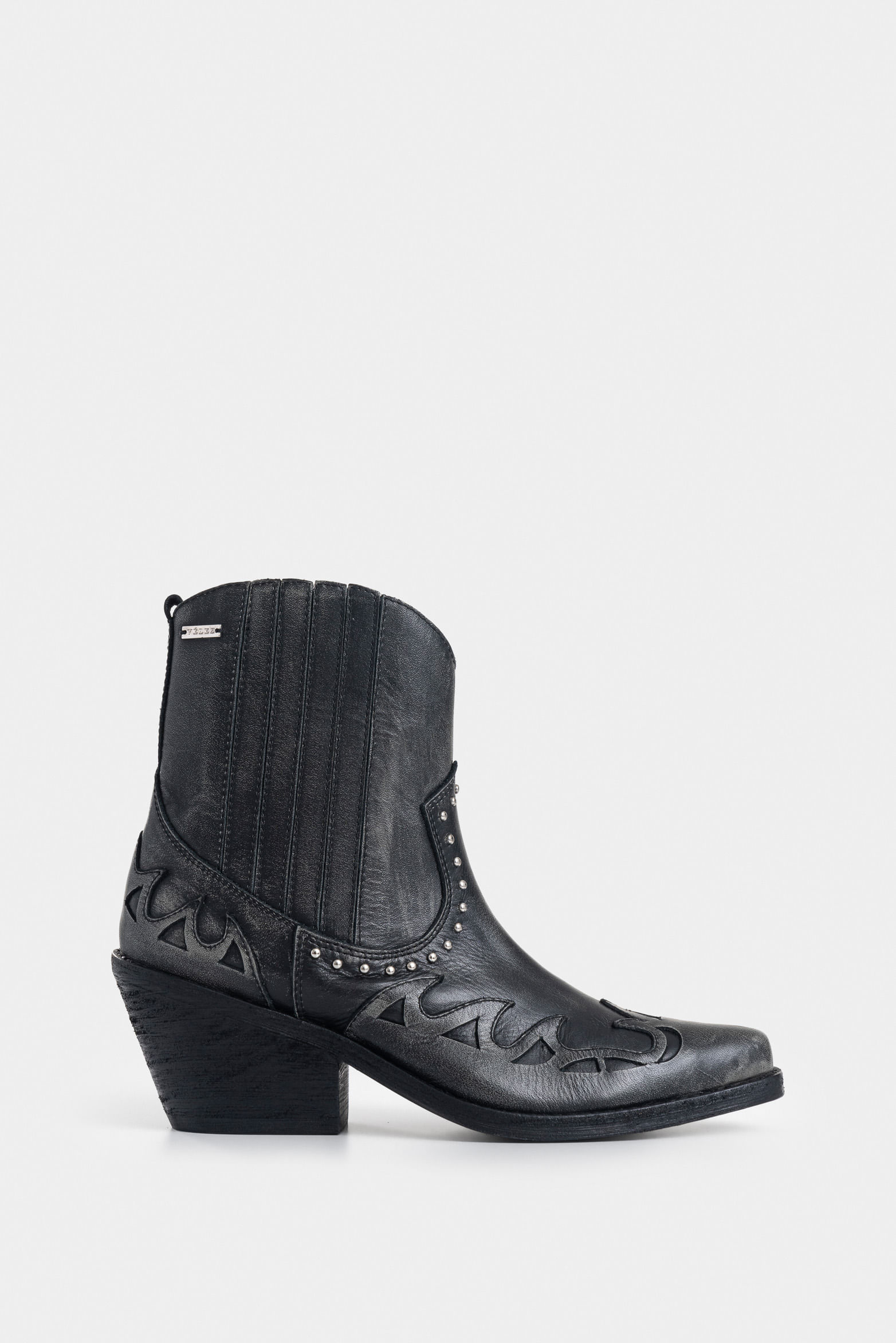 Botines Namib de cuero brush off para mujer taches