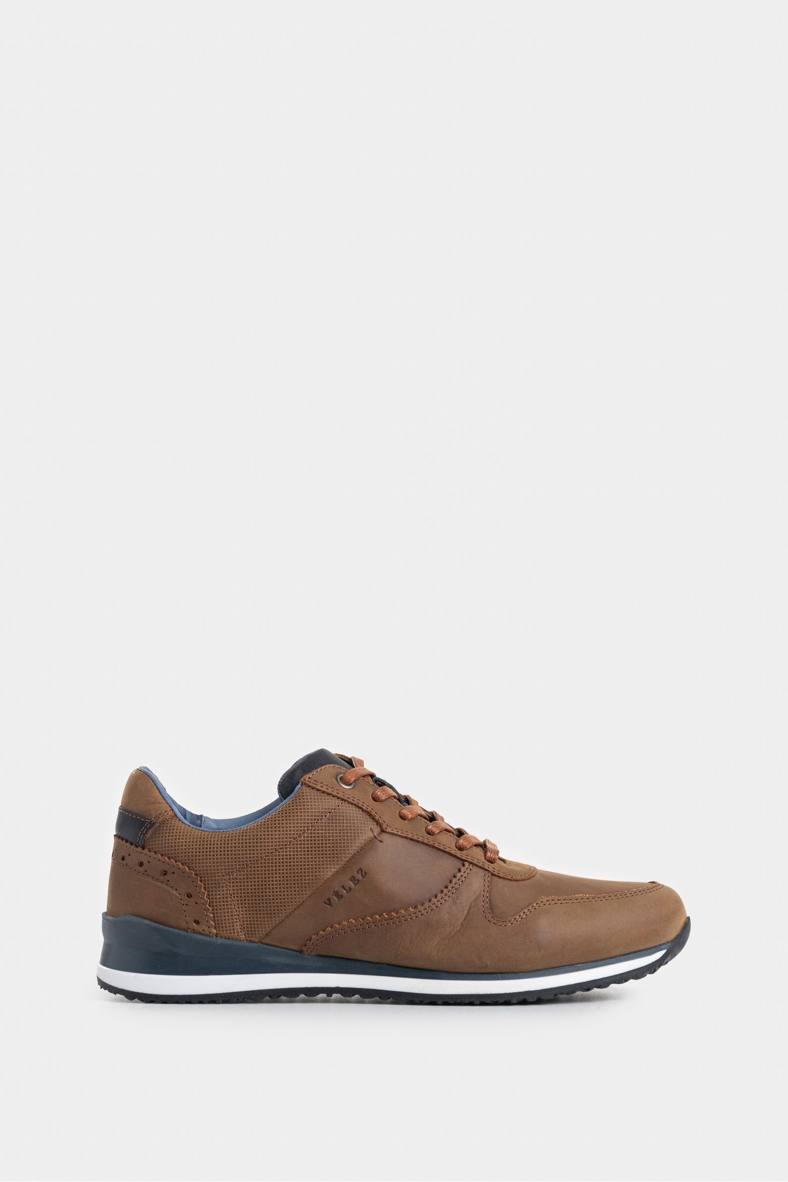 Tenis casual Cooper de cuero vintage Brandy