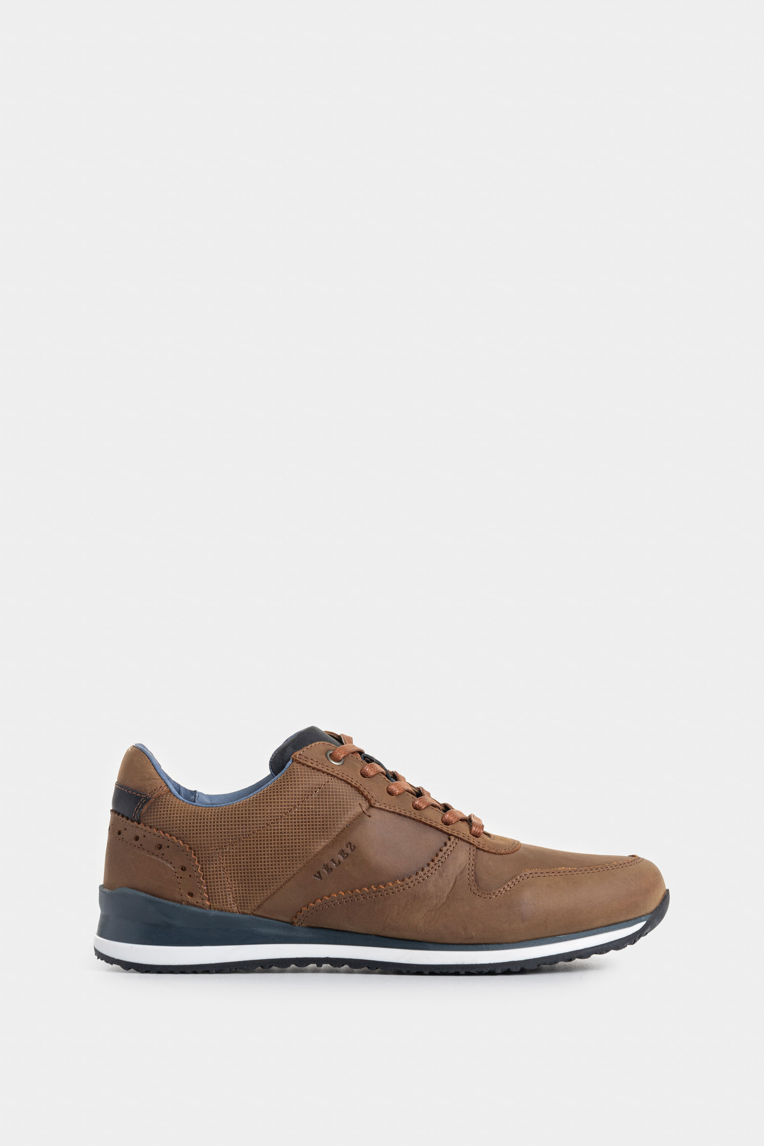 Tenis casual Cooper de cuero vintage Brandy