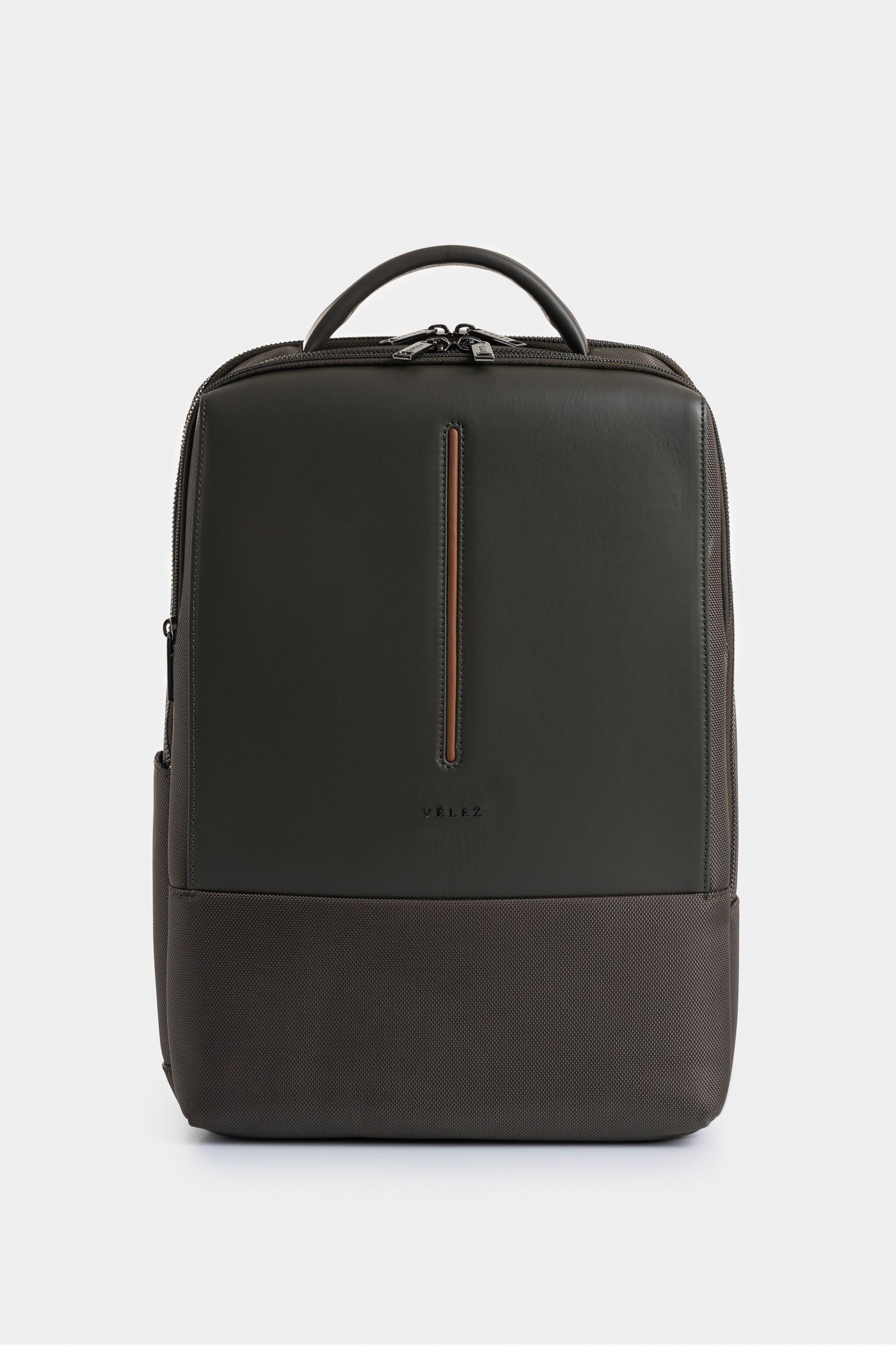 Tula morral oasis de lona para hombre detalle acento de color