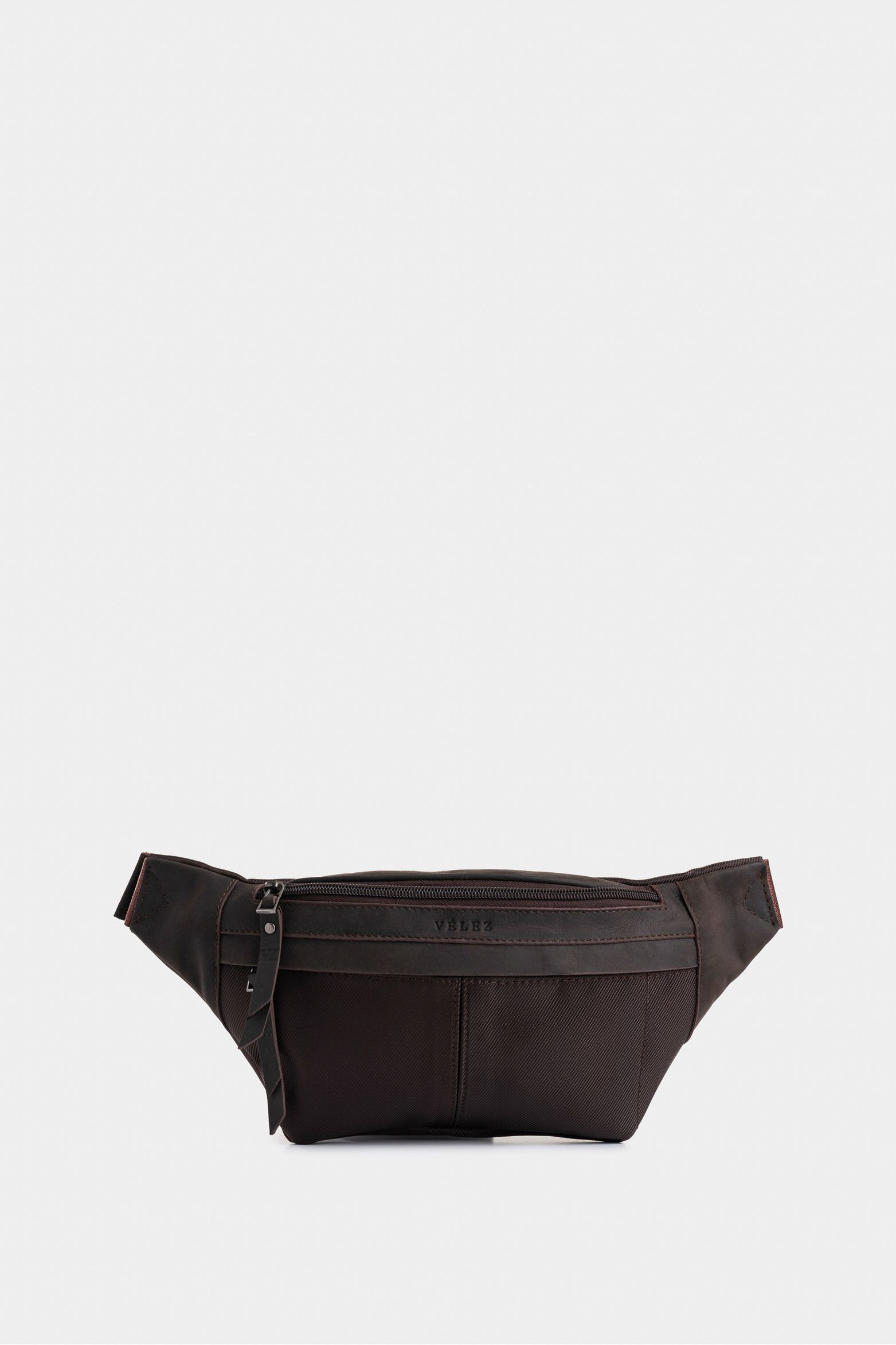 Riñonera El Pensador de cuero retro Cafe