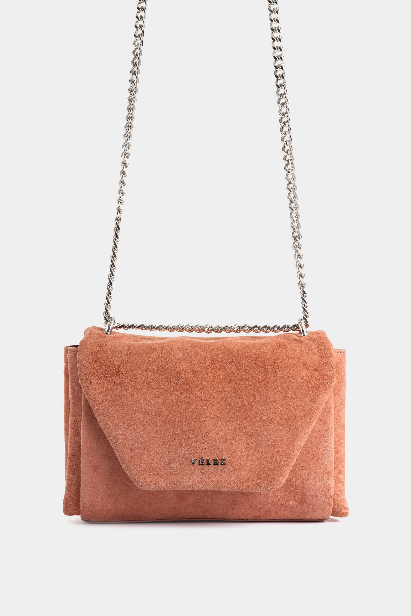 Bowling Lili 2.0 de cuero gamuza para mujer detalle cadena