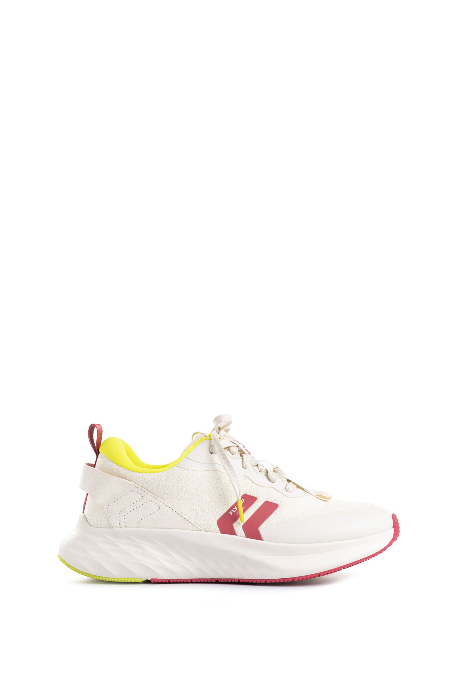 Tenis Fly Up Spirited en textil y cuero para mujer silueta liviana