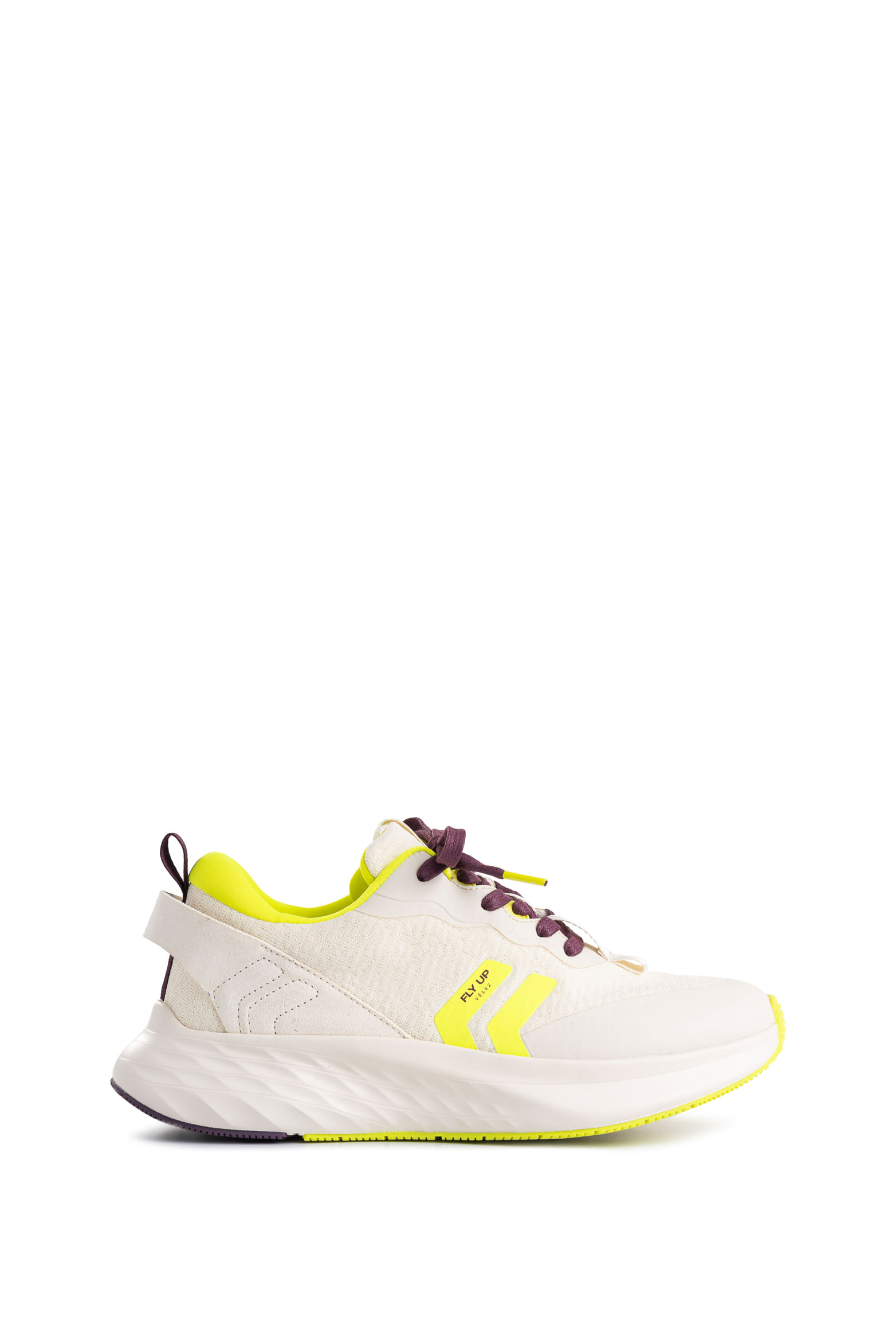 Tenis Fly Up Spirited en textil y cuero para mujer silueta liviana