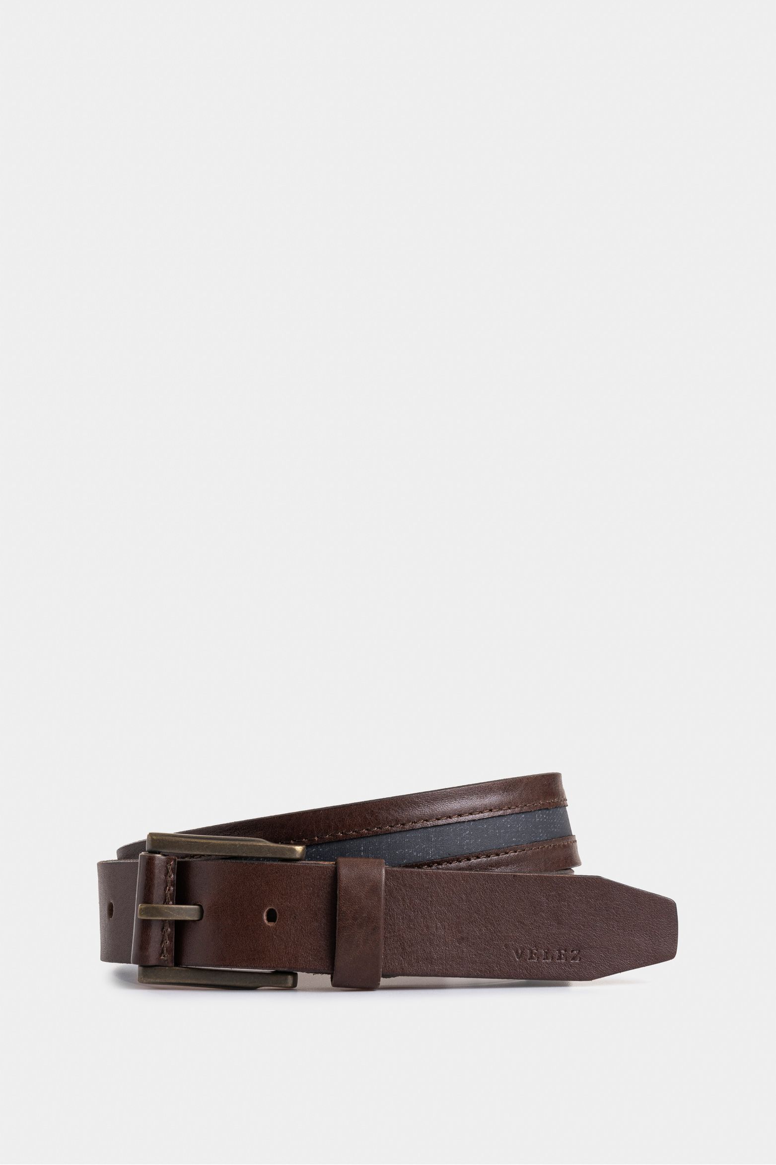 Cinturón unifaz de cuero vintage