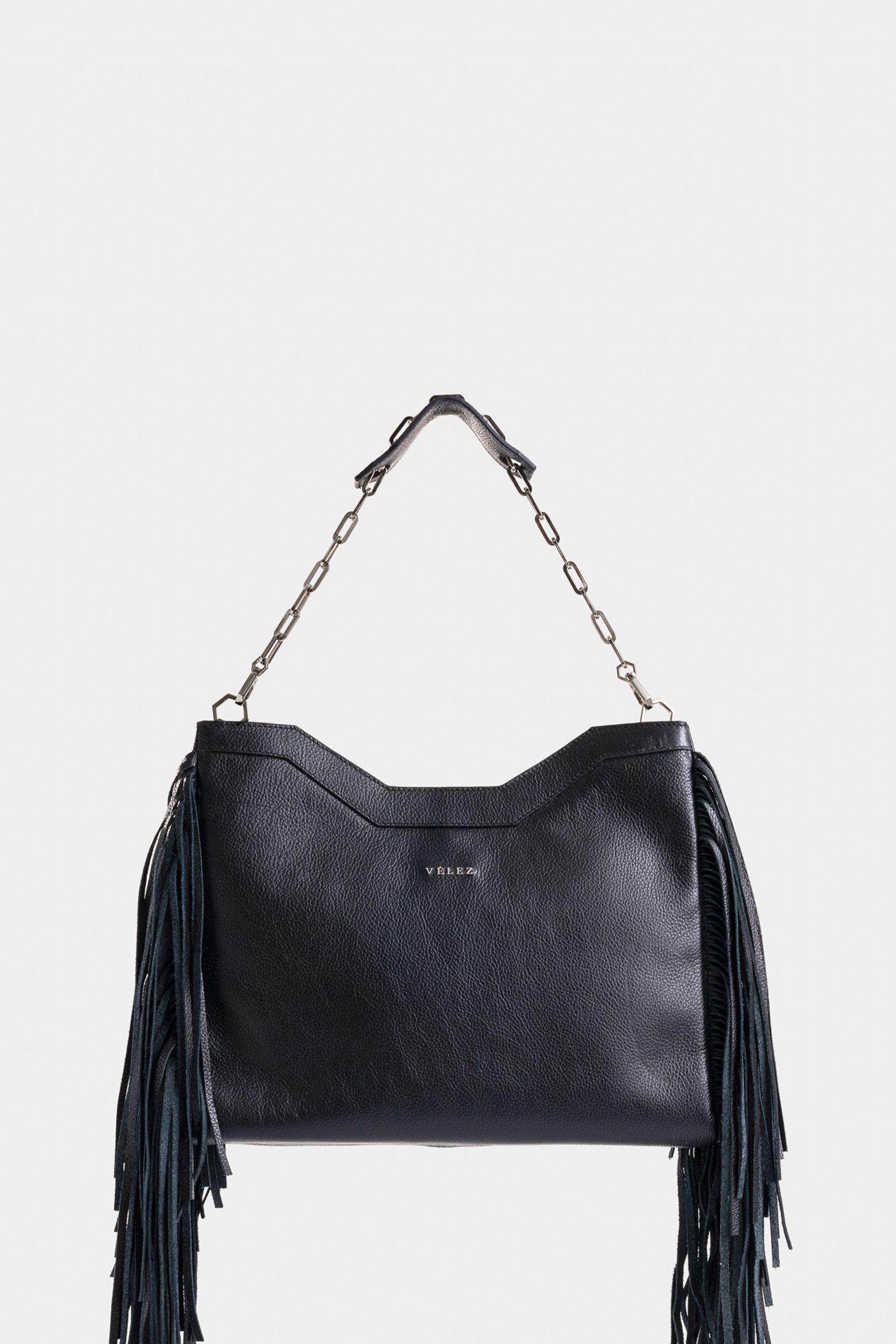 Shopping Magena mini de cuero para mujer flecos